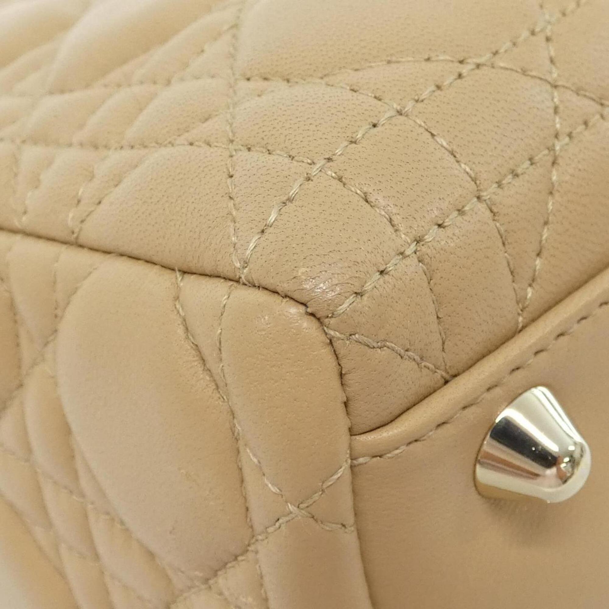 Christian Dior Lady Dior Beige Leather Handbag (Pre-Owned)
