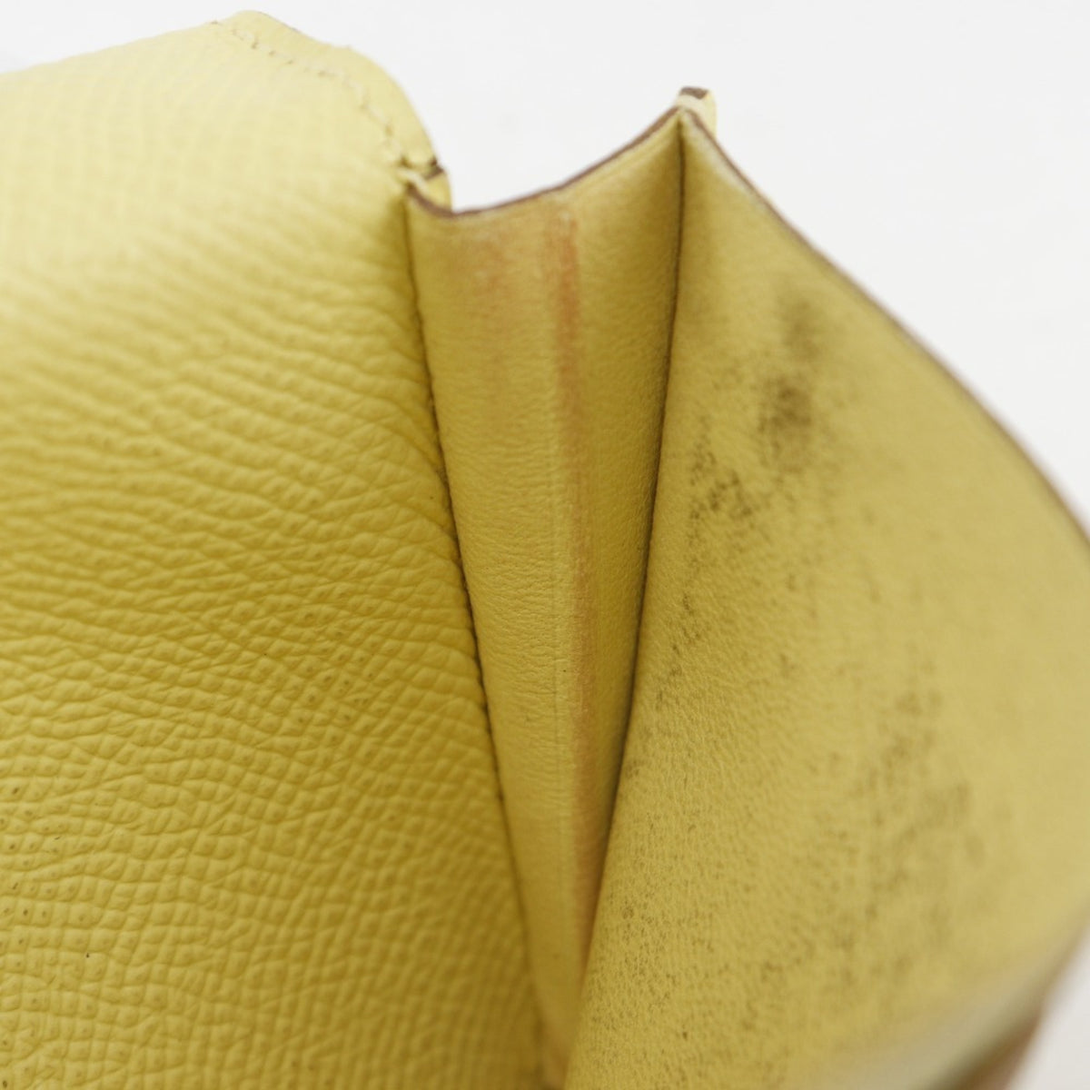 Hermes Yellow Epsom Leather Long Wallet (Bi-Fold) (Pre-Owned)