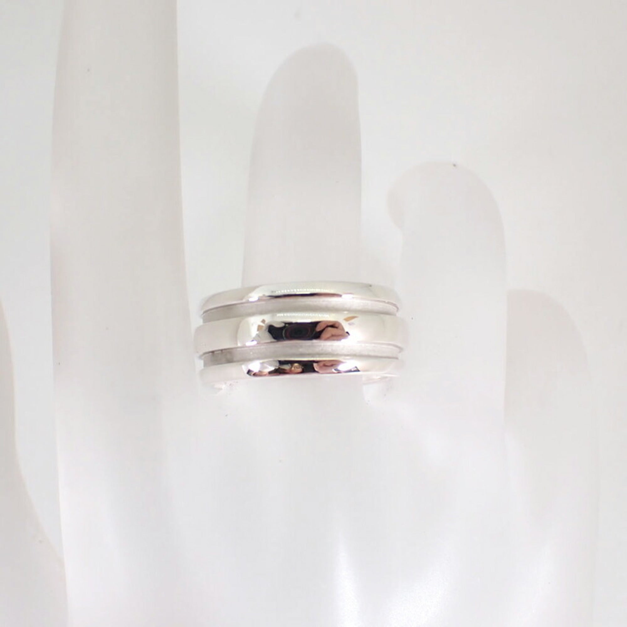 Tiffany Silver Sterling Silver 925 Band Ring (Pre-Owned)
