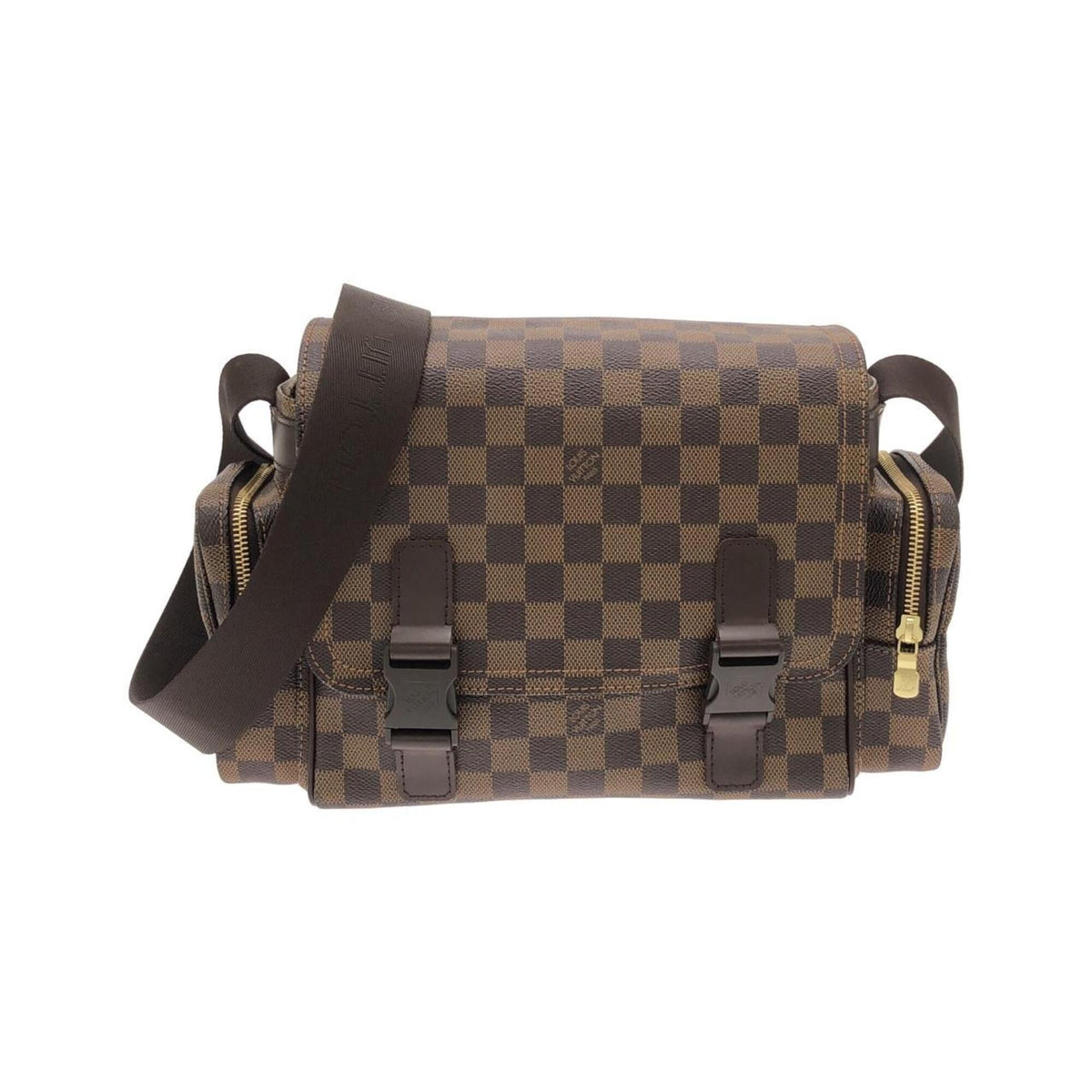 Louis Vuitton Brown Coated Canvas Shoulder Bag (Pre-Owned)