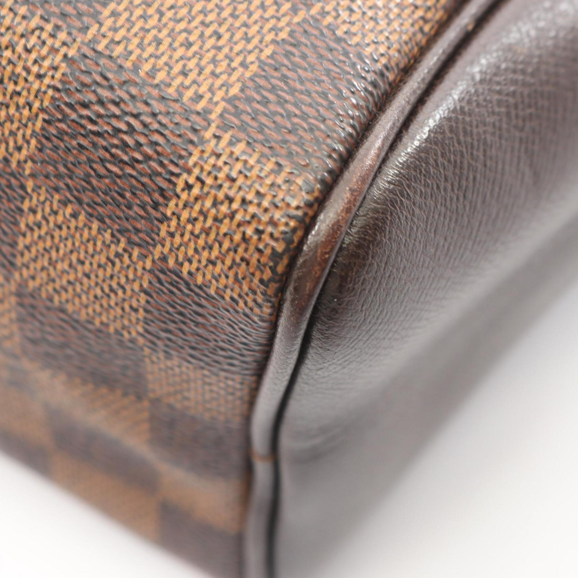 Louis Vuitton Brown Coated Canvas Leather Handbag (Pre-Owned)