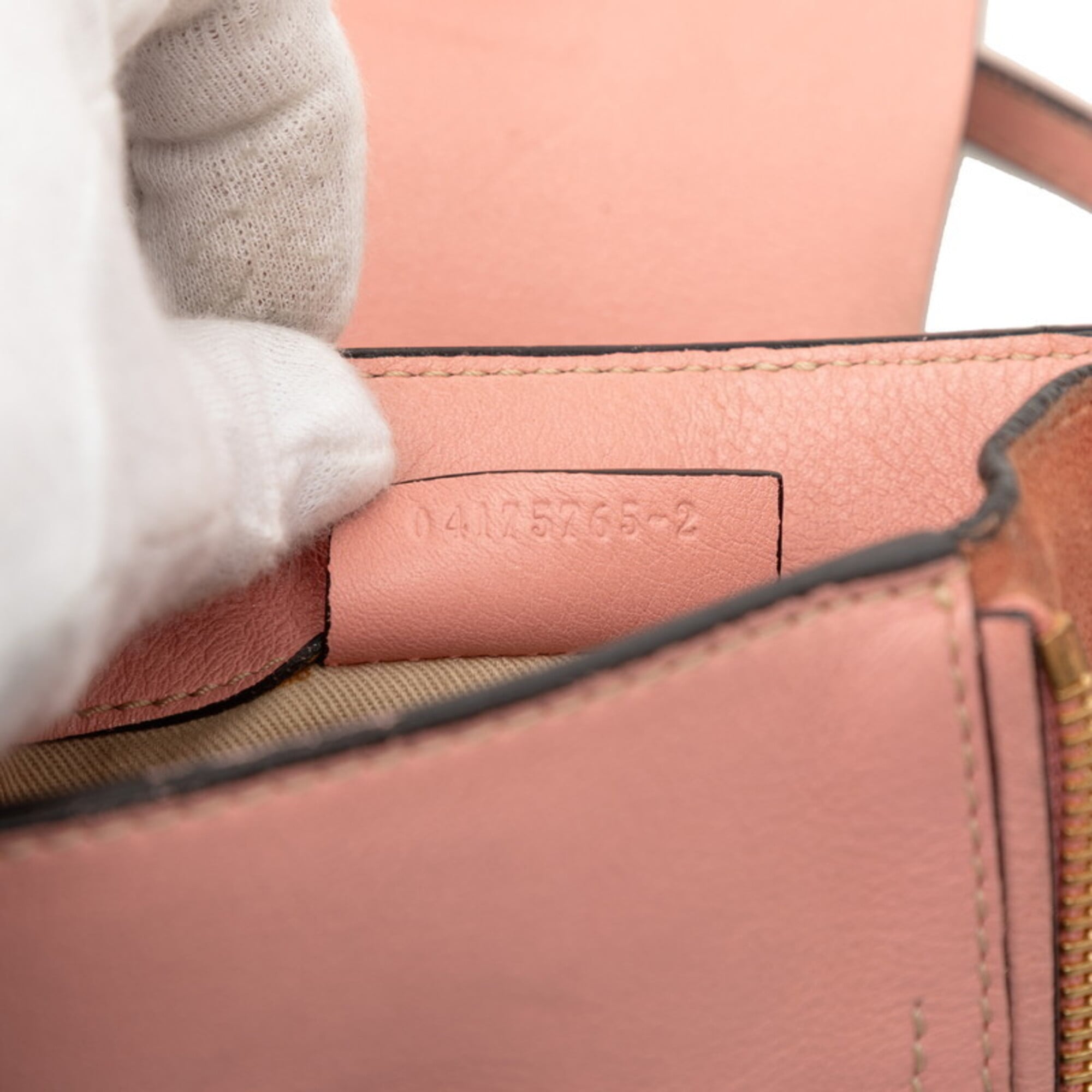 Chloé Pink Suede Leather Backpack Handbag (Pre-Owned)