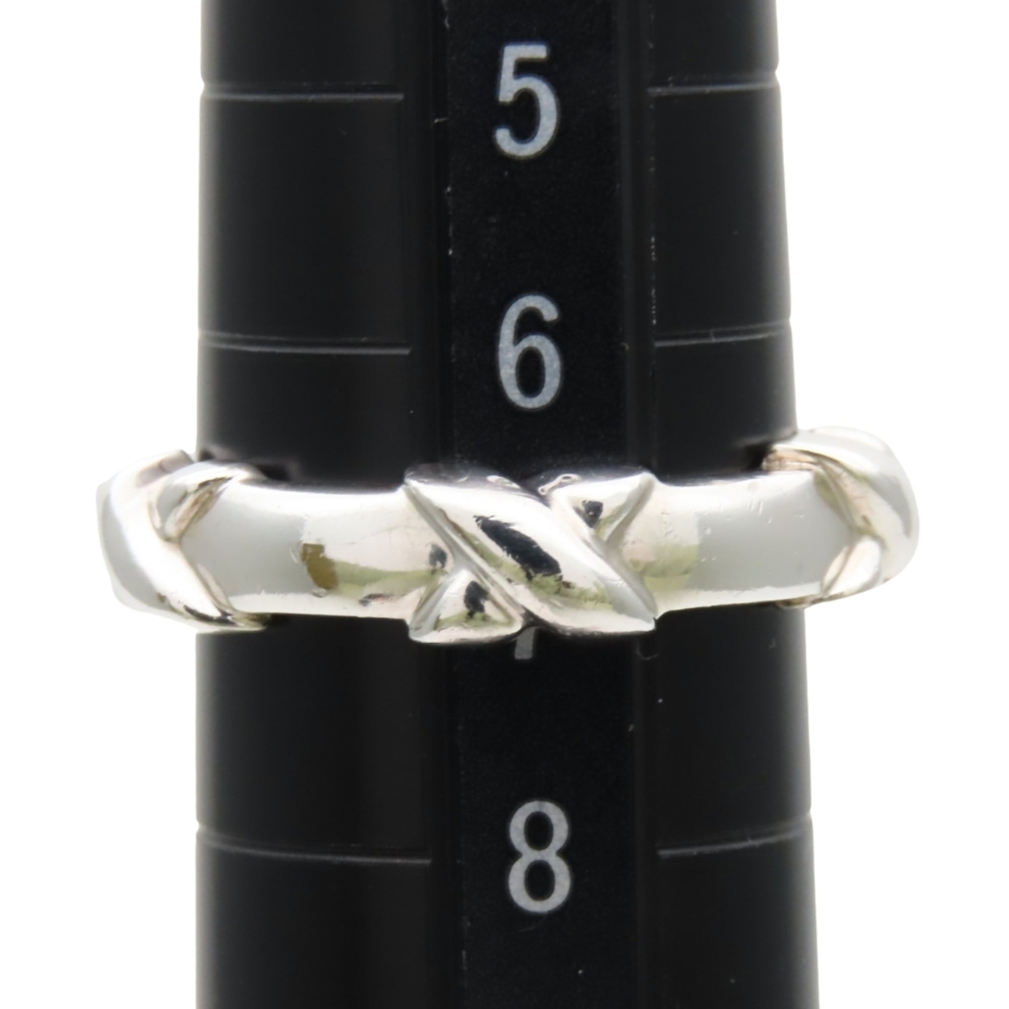 Tiffany Silver Silver 925 Band Ring (Pre-Owned)