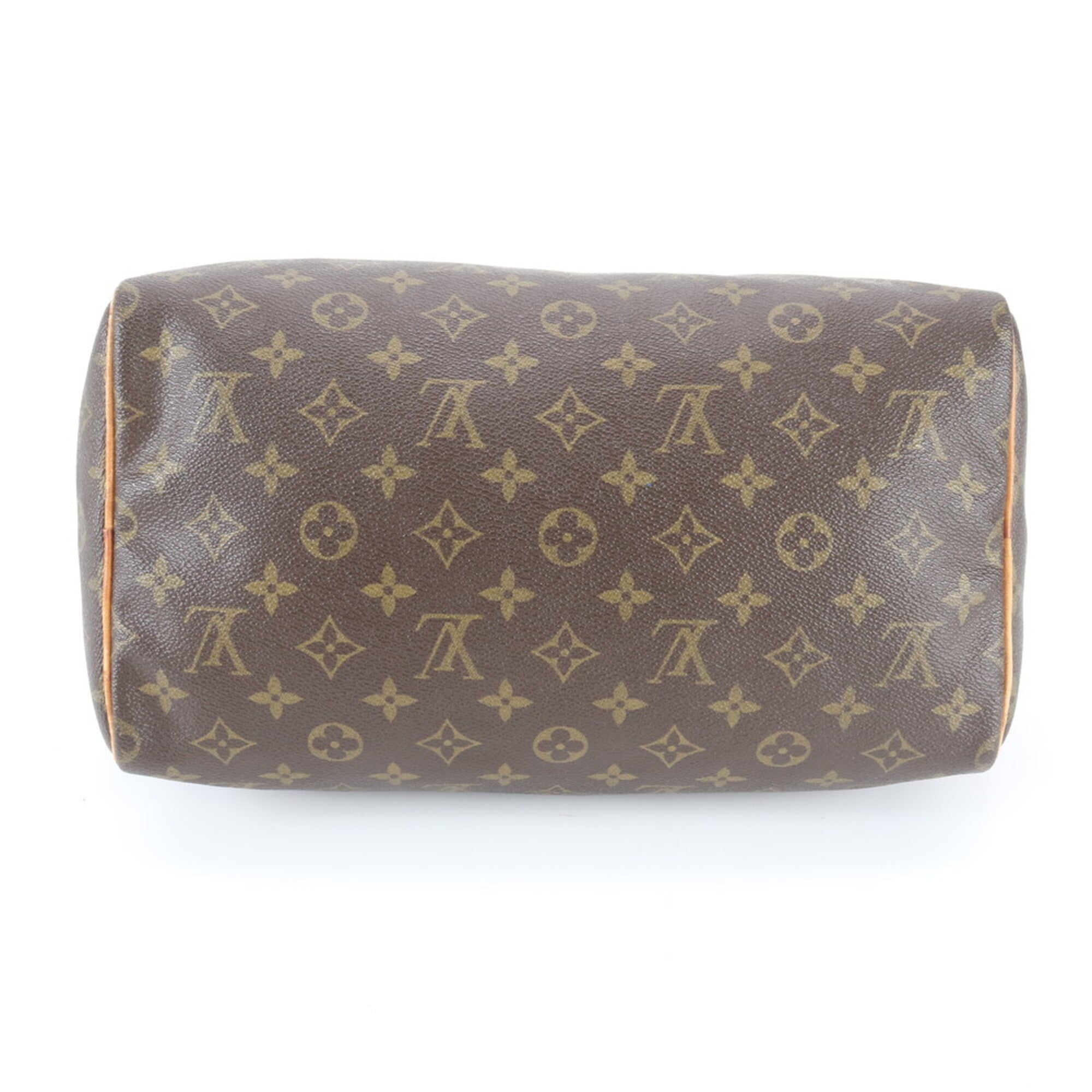 Louis Vuitton Dark Brown Coated Canvas Leather Handbag Tote Bag (Pre-Owned)