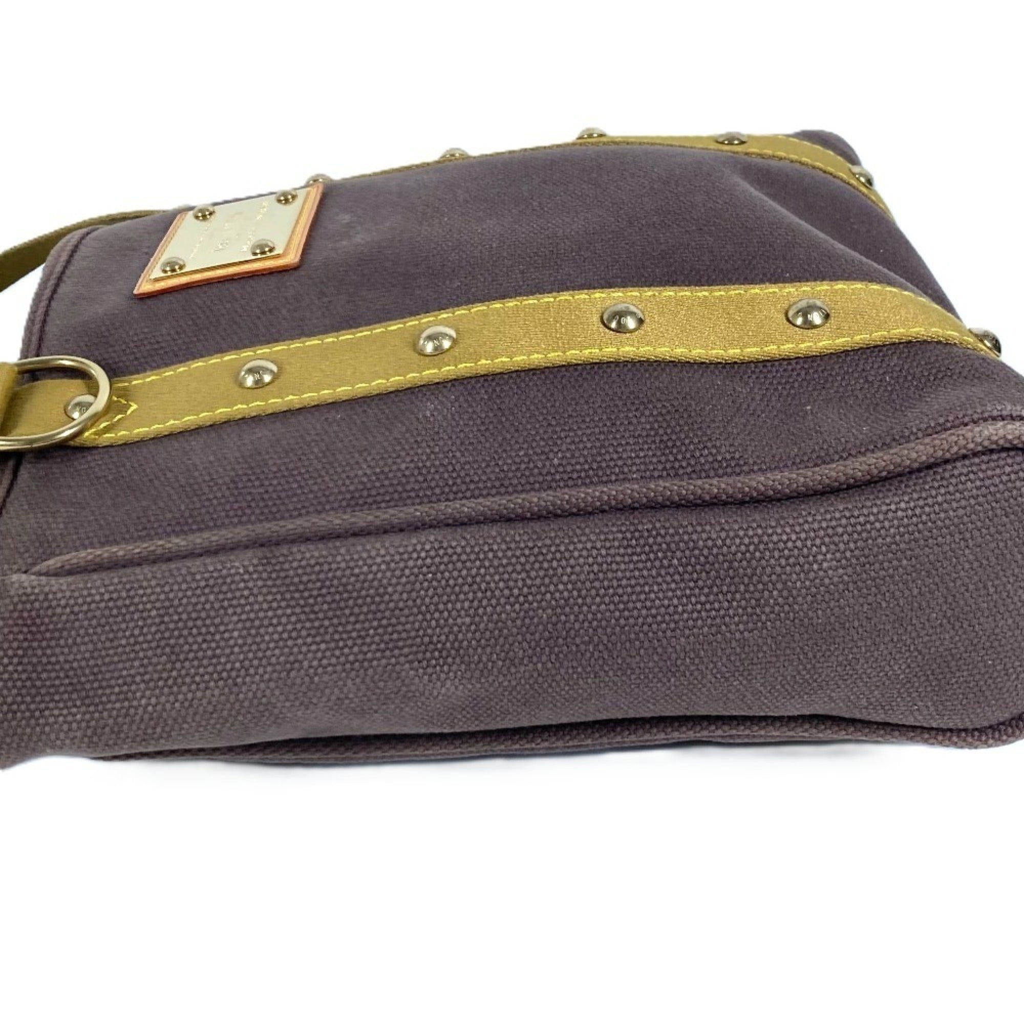 Louis Vuitton Brown Canvas Shoulder Bag Tote Bag (Pre-Owned)