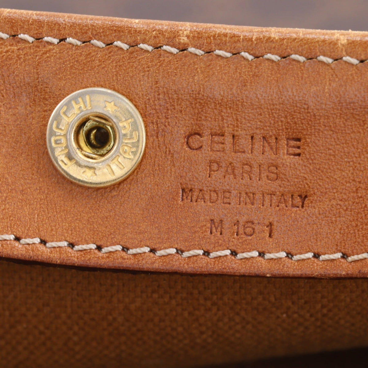 Celine Macadam Brown Pvc Tote Bag (Pre-Owned)