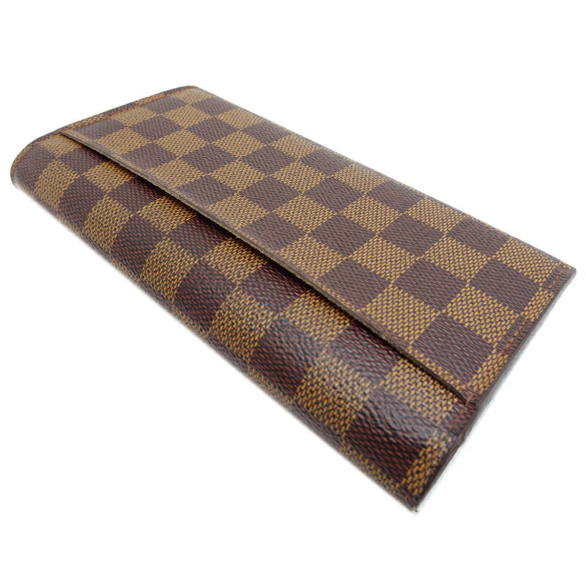 Louis Vuitton Damier Brown Damier Canvas Galle Coin Purse/Coin Case (Pre-Owned)
