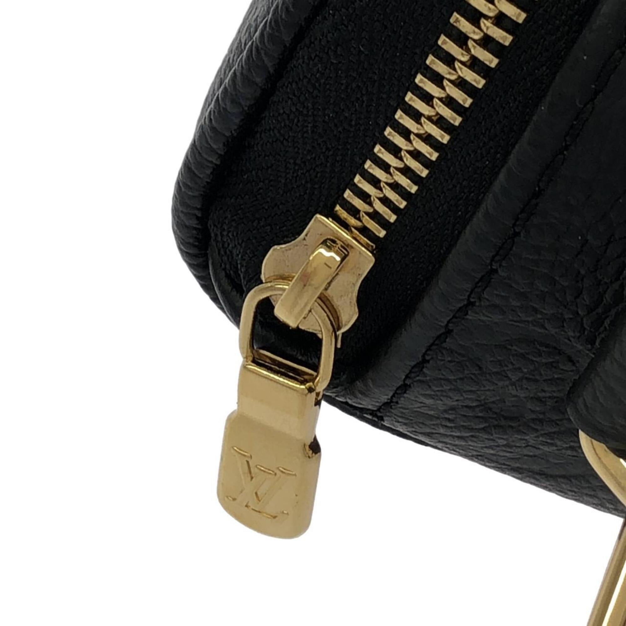 Louis Vuitton Black Leather Handbag (Pre-Owned)
