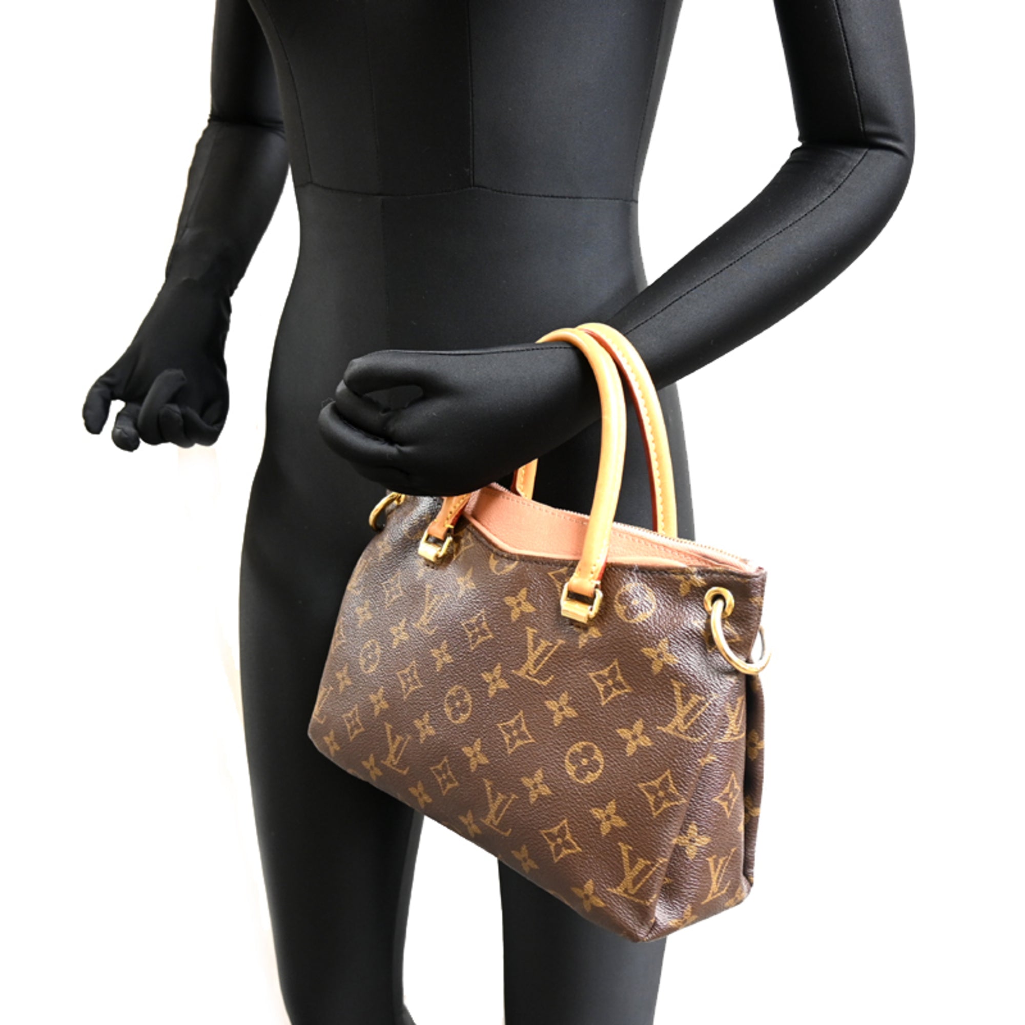 Louis Vuitton Brown Pink Monogram Handbag (Pre-Owned)