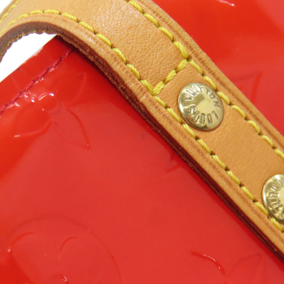 Louis Vuitton Vernis Red Color Vernis Handbag (Pre-Owned)