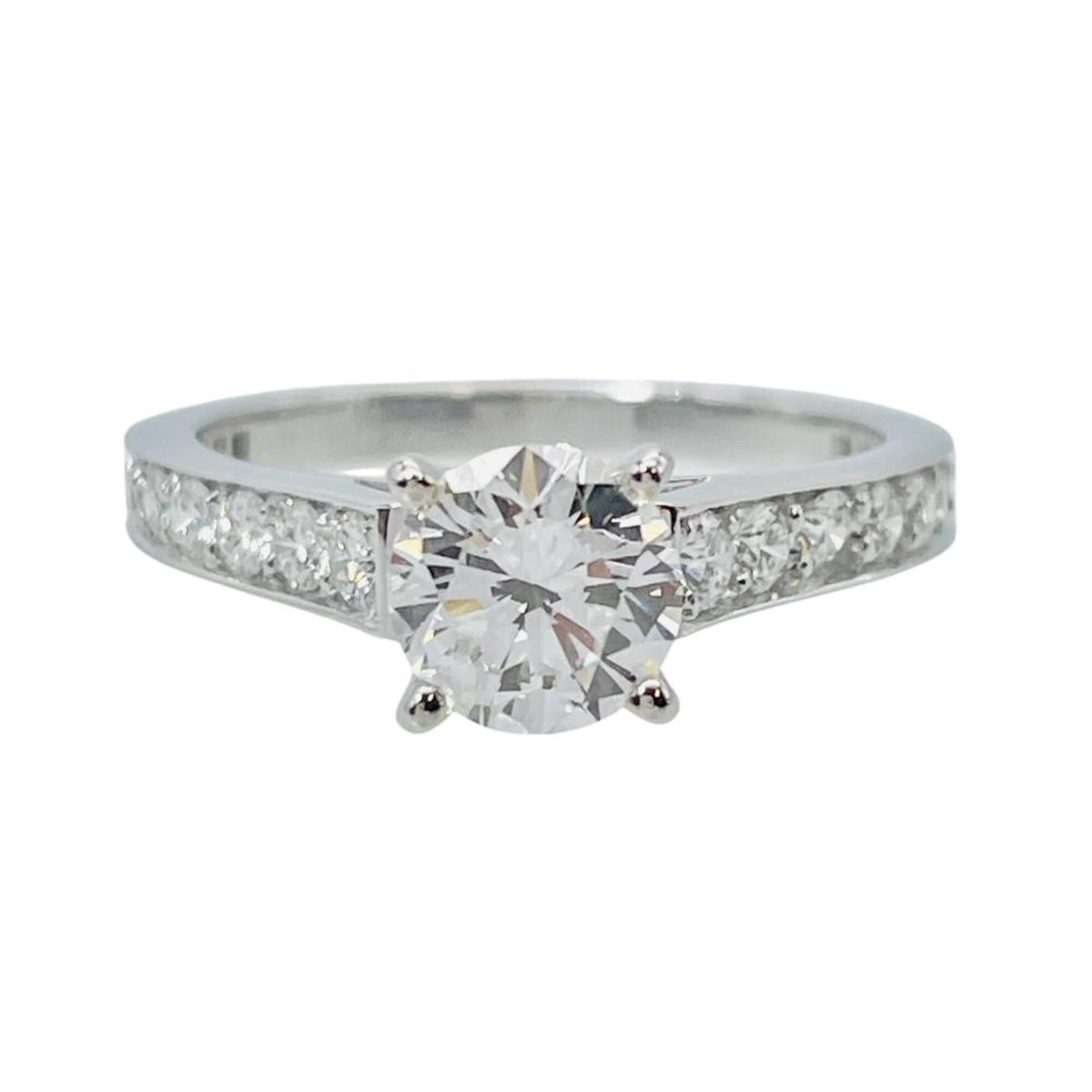 Cartier Platinum Platinum 950 Band Ring (Pre-Owned)