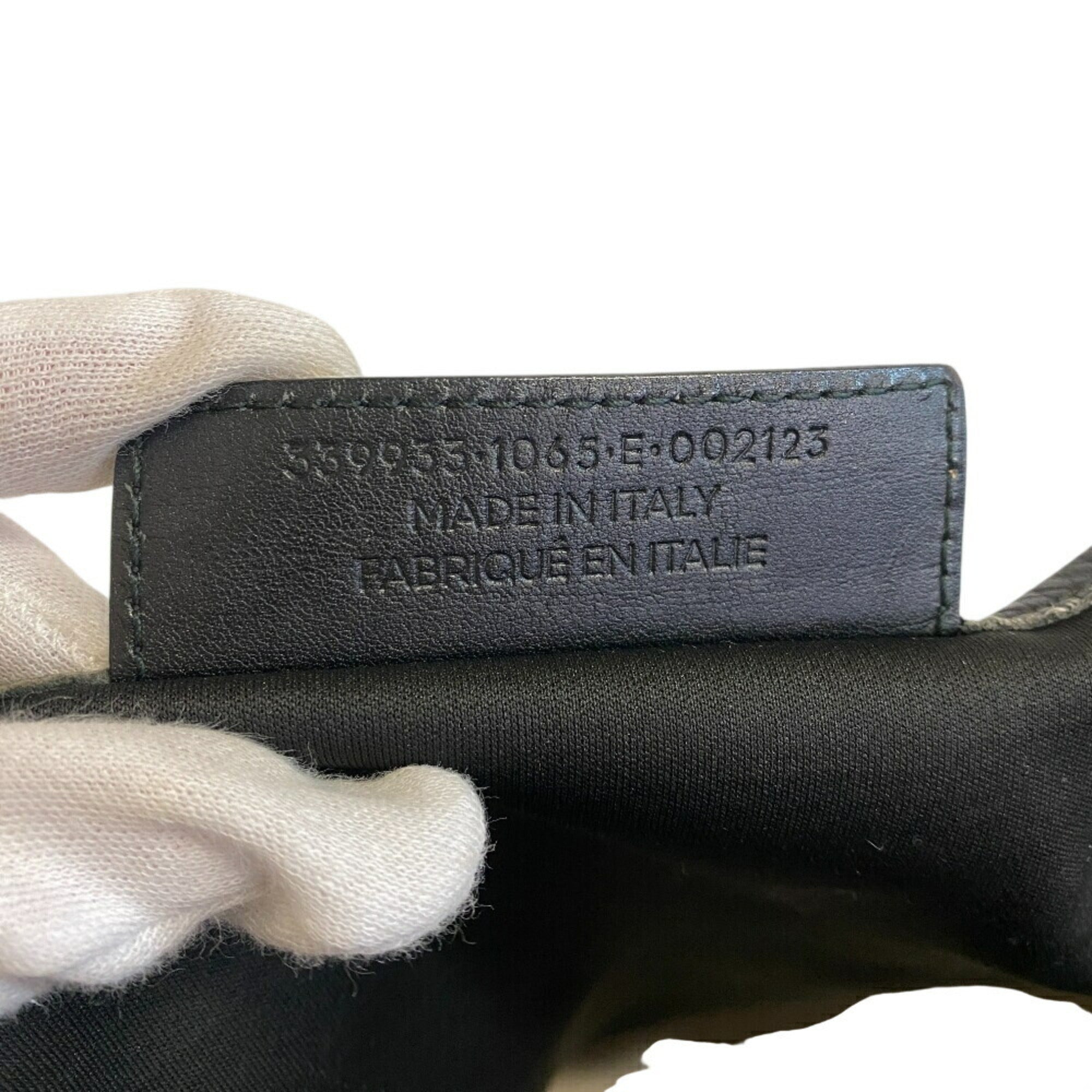 Balenciaga Black Ivory Canvas Leather Handbag (Pre-Owned)
