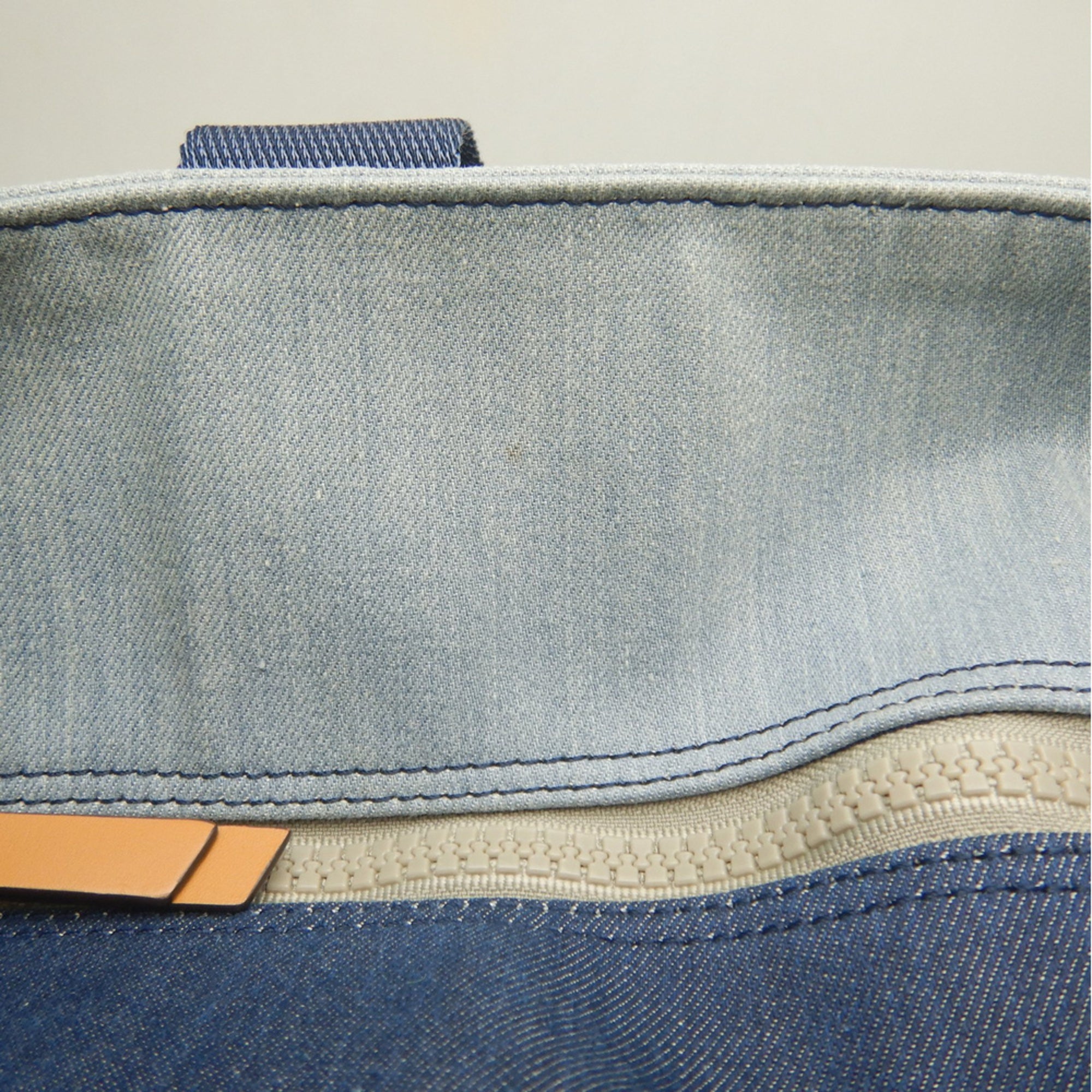 Loewe Blue Cotton Denim Tote Bag (Pre-Owned)