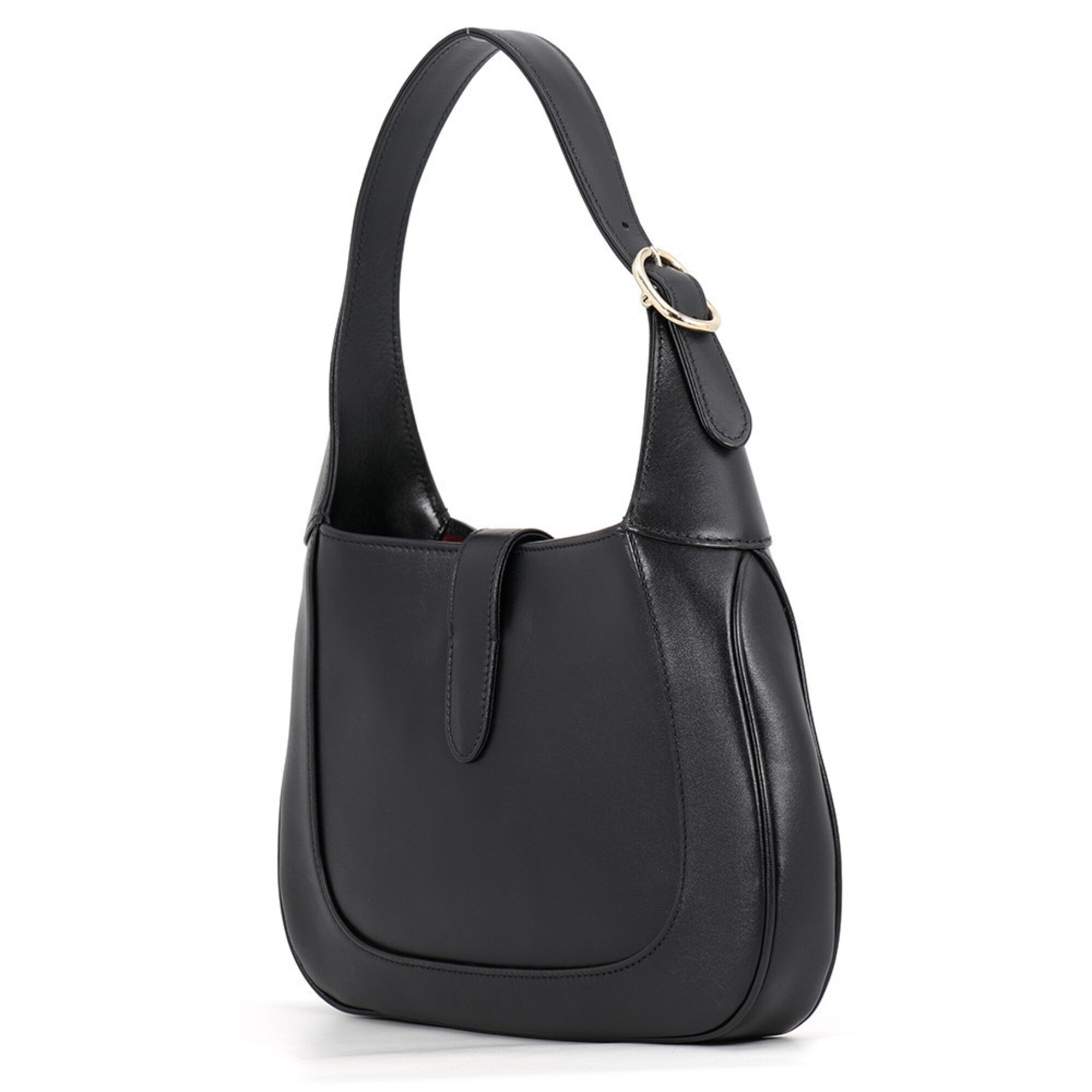 Gucci Black Leather Handbag Shoulder Bag (Pre-Owned)