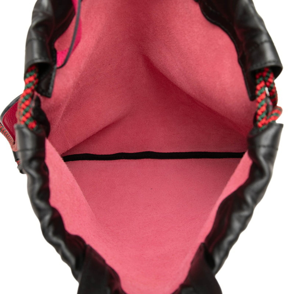 Gucci Pink Leather Backpack Pouch (Pre-Owned)