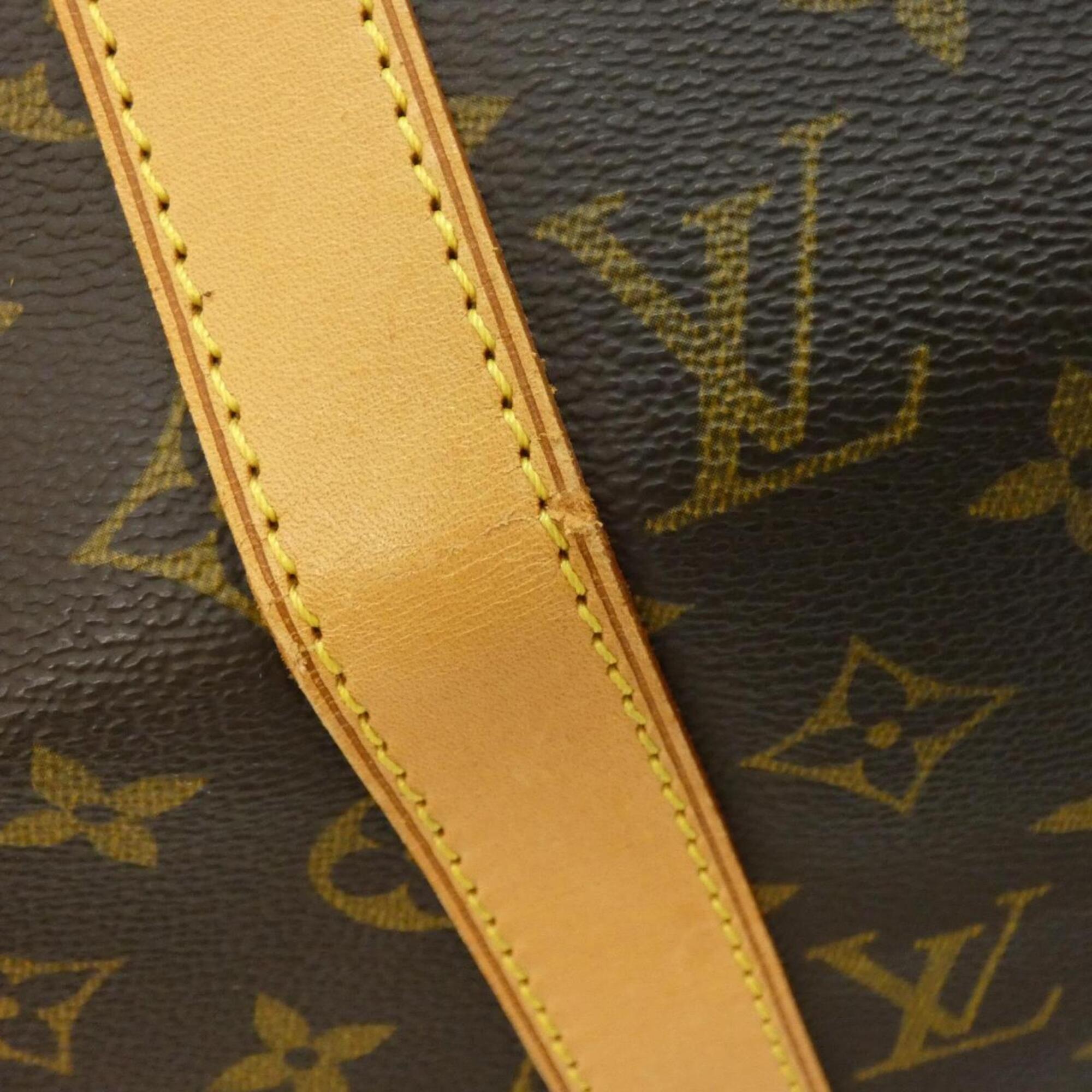 Louis Vuitton Marron Coated Canvas Boston Bag (Pre-Owned)