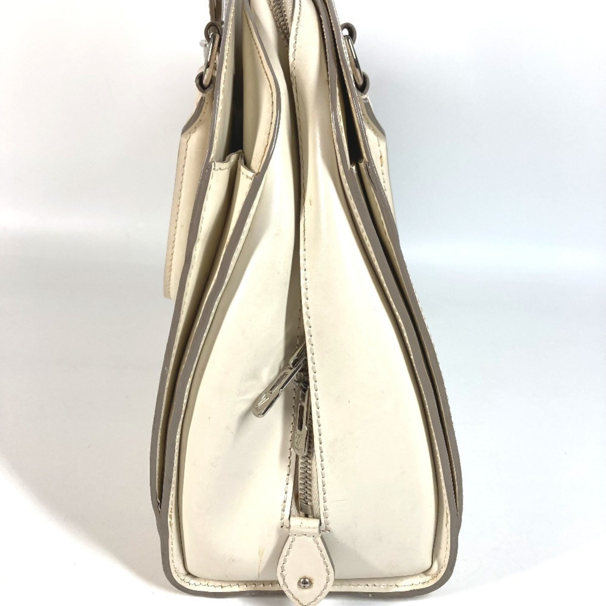 Louis Vuitton Lv Off White White Epi Leather Boston Bag Handbag Shoulder Bag (Pre-Owned)