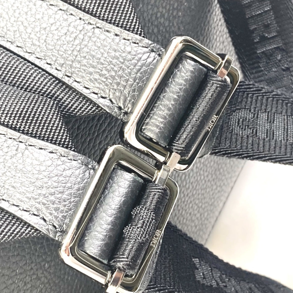 Christian Dior Black Leather Backpack (Pre-Owned)