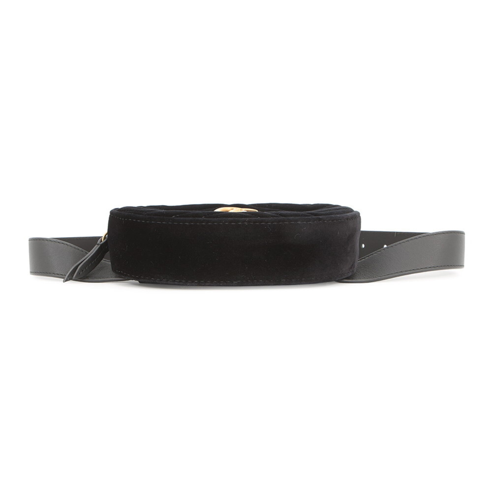 Gucci Black Pink Leather Fanny Pack Handbag Pouch (Pre-Owned)