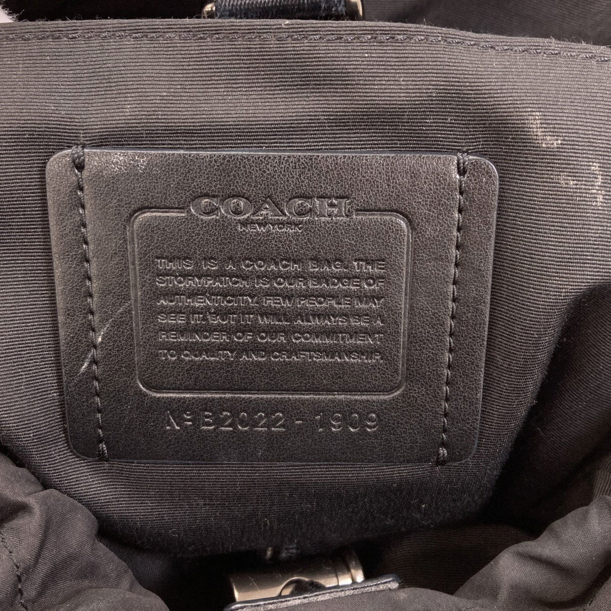 Coach Black Brown Signature Line Sling Bag (Pre-Owned)