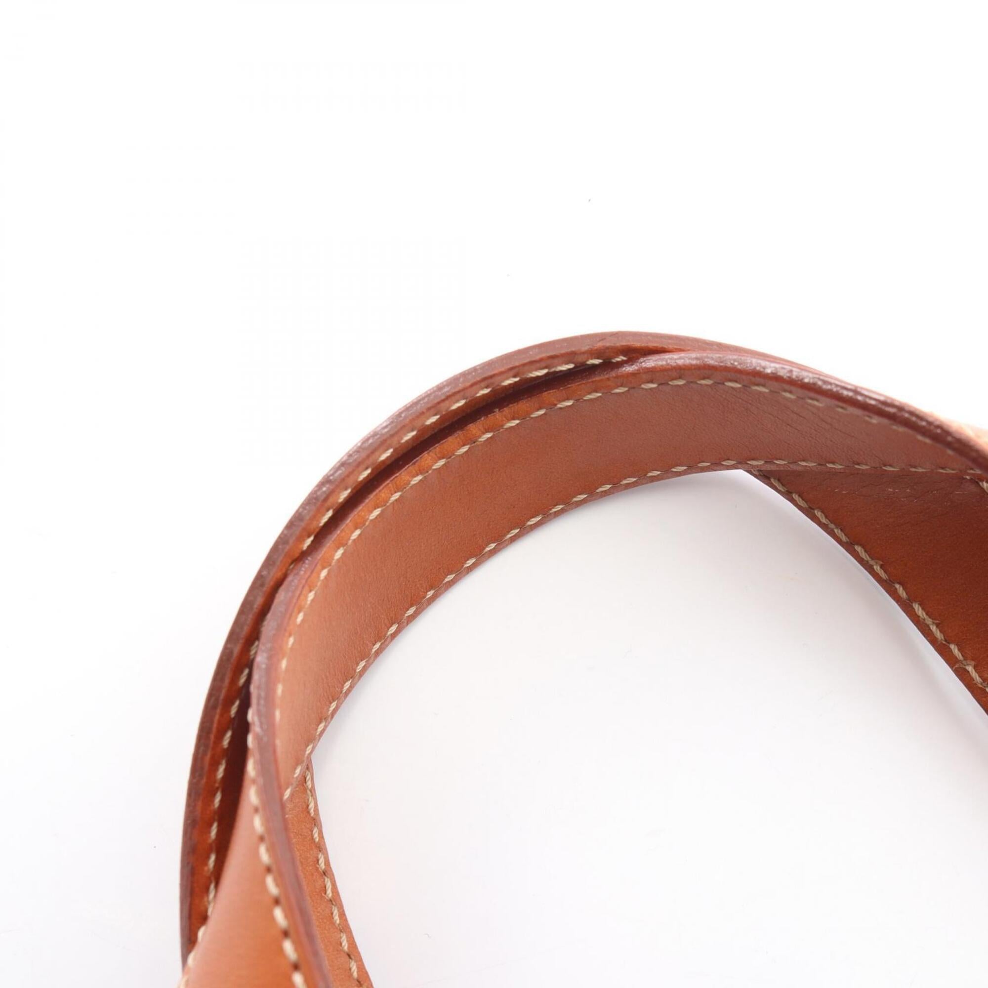 Celine Brown Coated Canvas Leather Handbag (Pre-Owned)