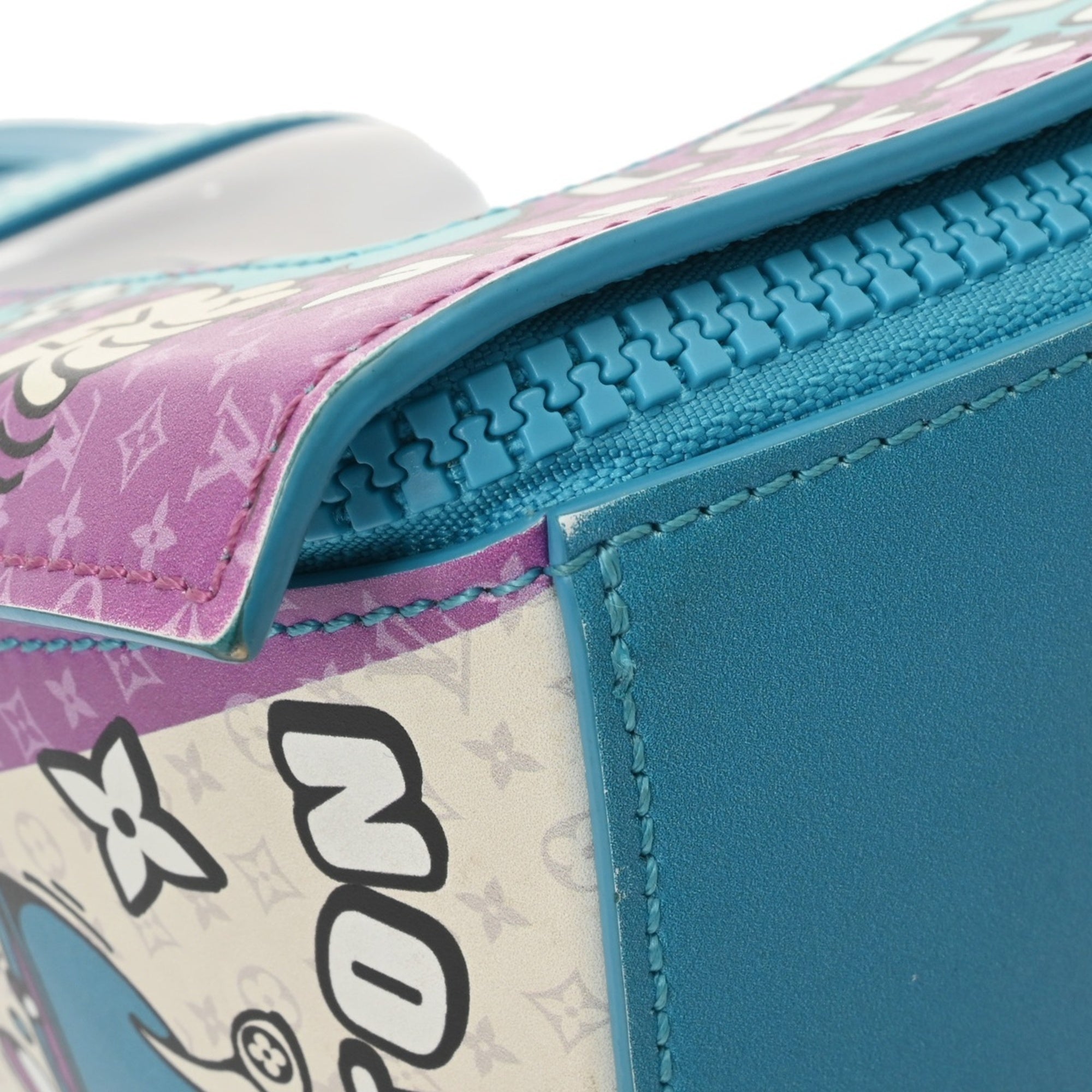 Louis Vuitton Blue Monogram Handbag (Pre-Owned)