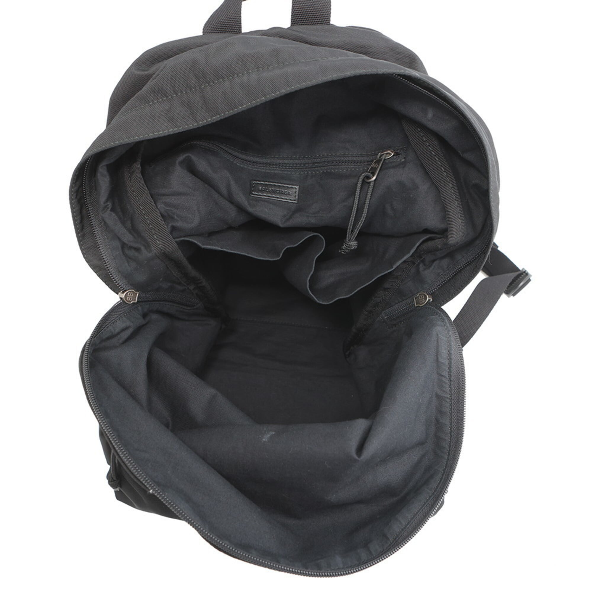Balenciaga Black Nylon Backpack Handbag (Pre-Owned)