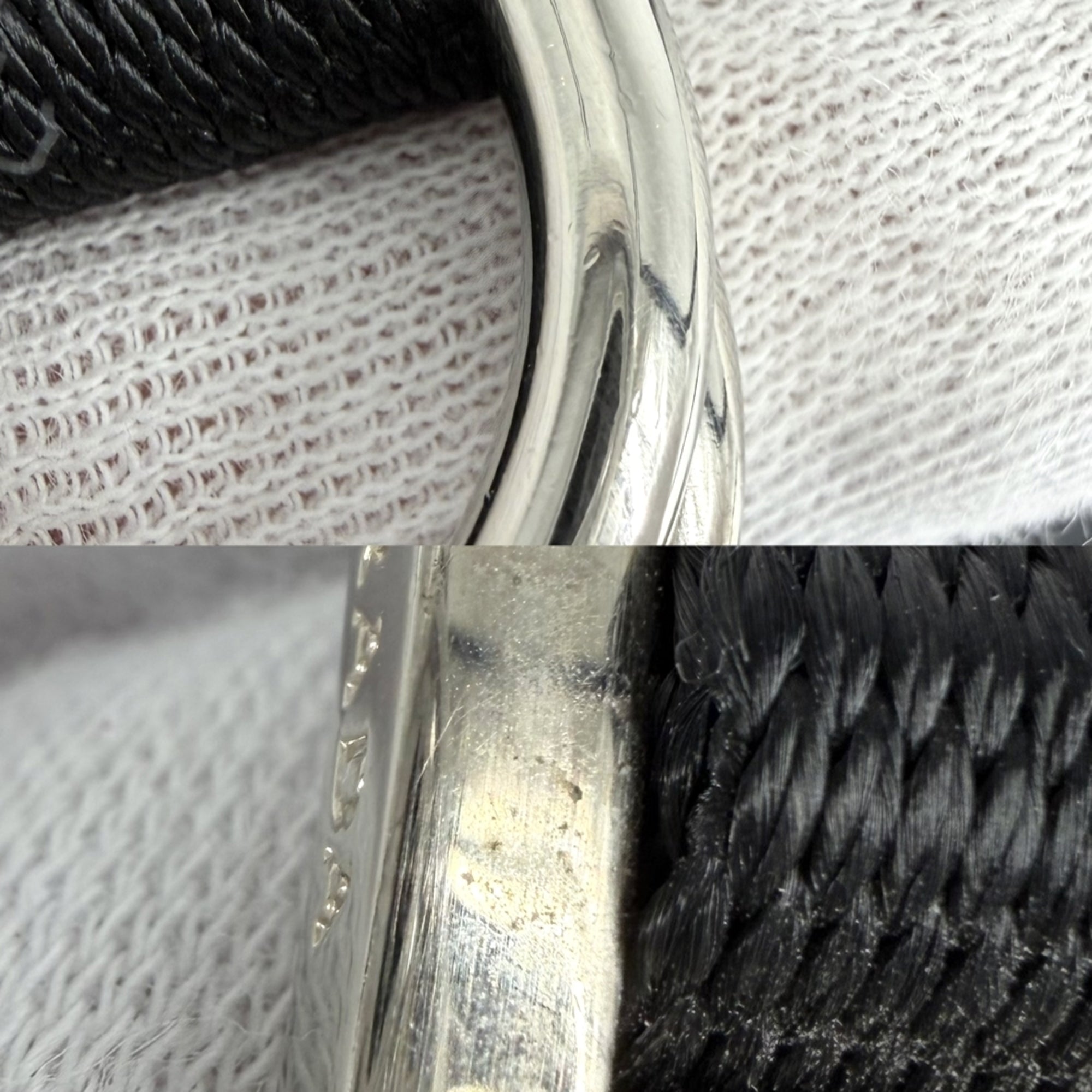 Prada Black White Nylon (Pre-Owned)