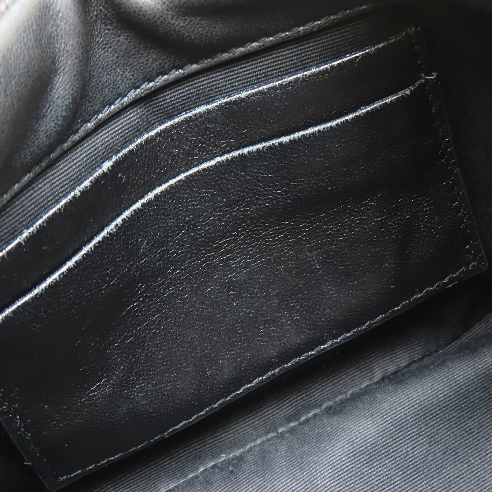 Yves Saint Laurent Black Leather Shoulder Bag (Pre-Owned)