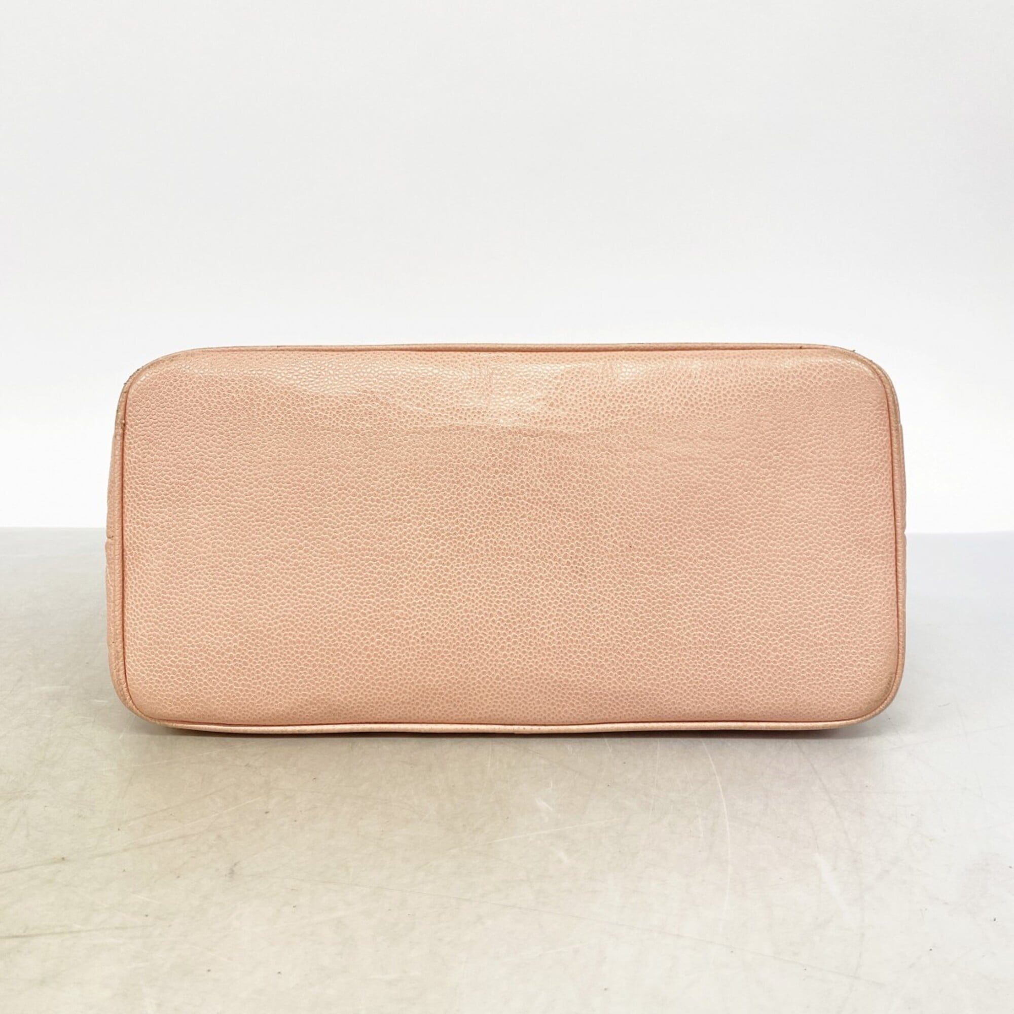 Chanel Pink Grained Calfskin Tote Bag (Pre-Owned)
