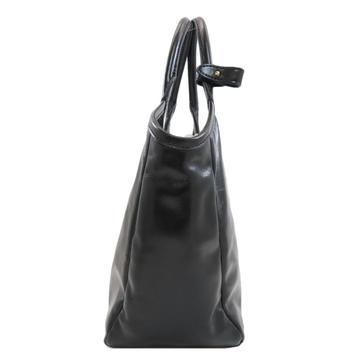 Miu Miu Black Leather Tote Bag (Pre-Owned)