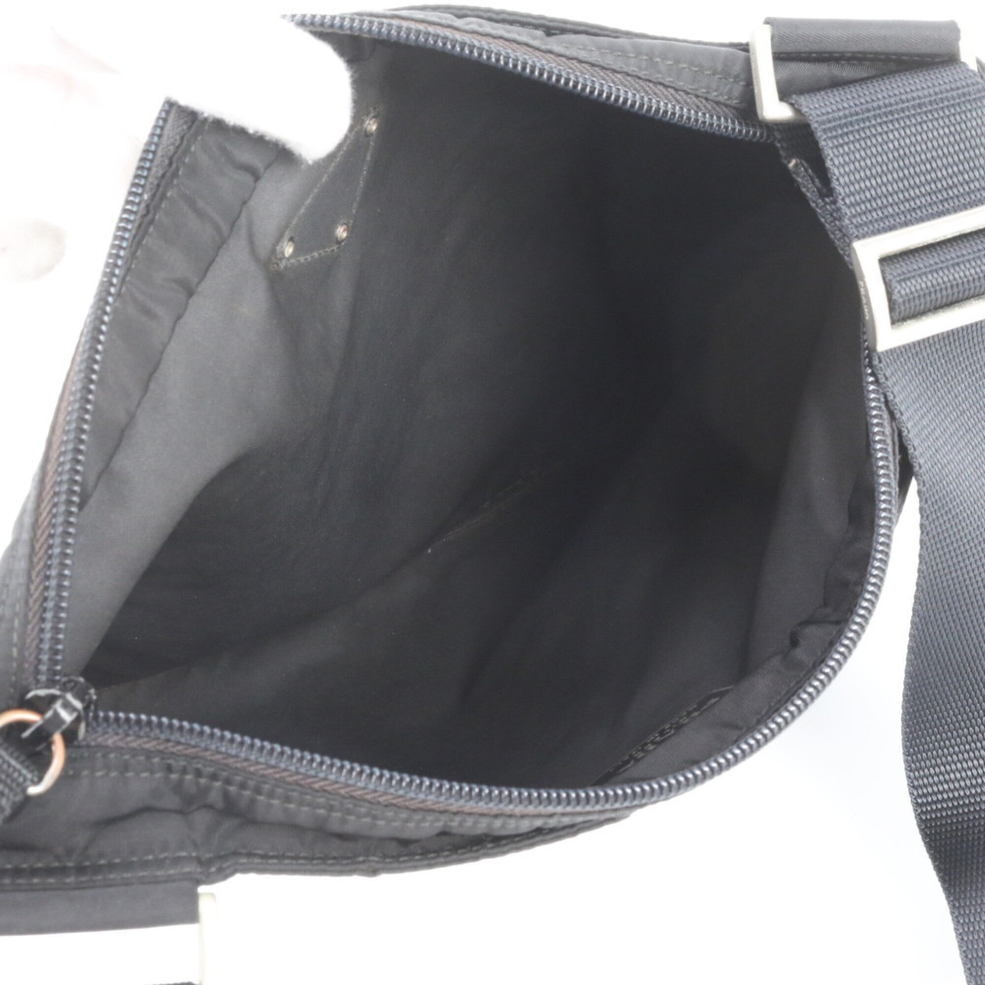 Prada Black Messenger Bag Shoulder Bag (Pre-Owned)