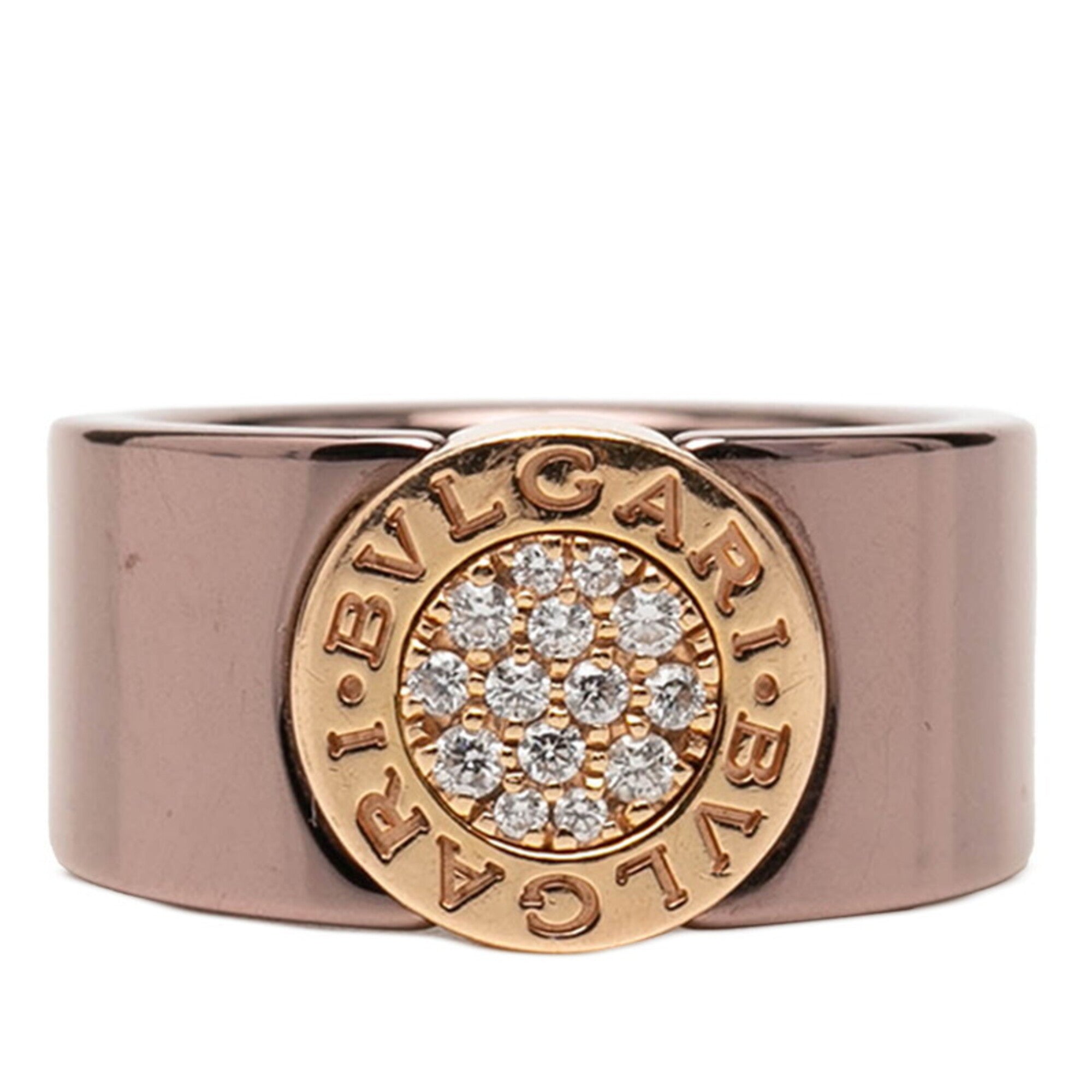 Bvlgari Bvlgari Bvlgari Pink Band Ring (Pre-Owned)