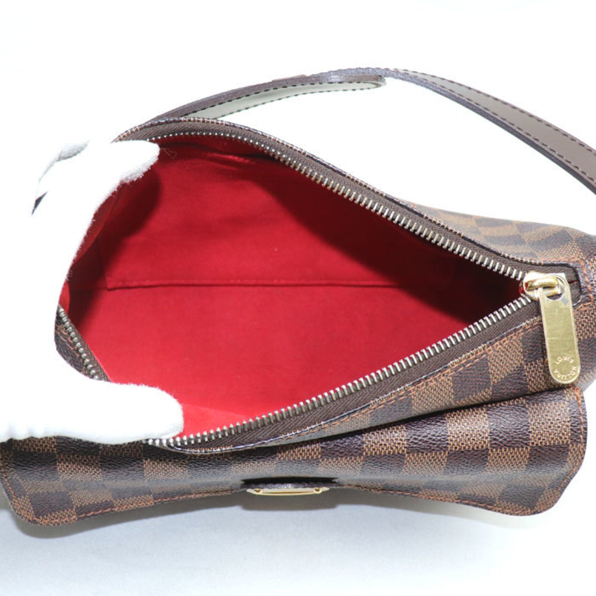 Louis Vuitton Ebene Damier Canvas Shoulder Bag (Pre-Owned)
