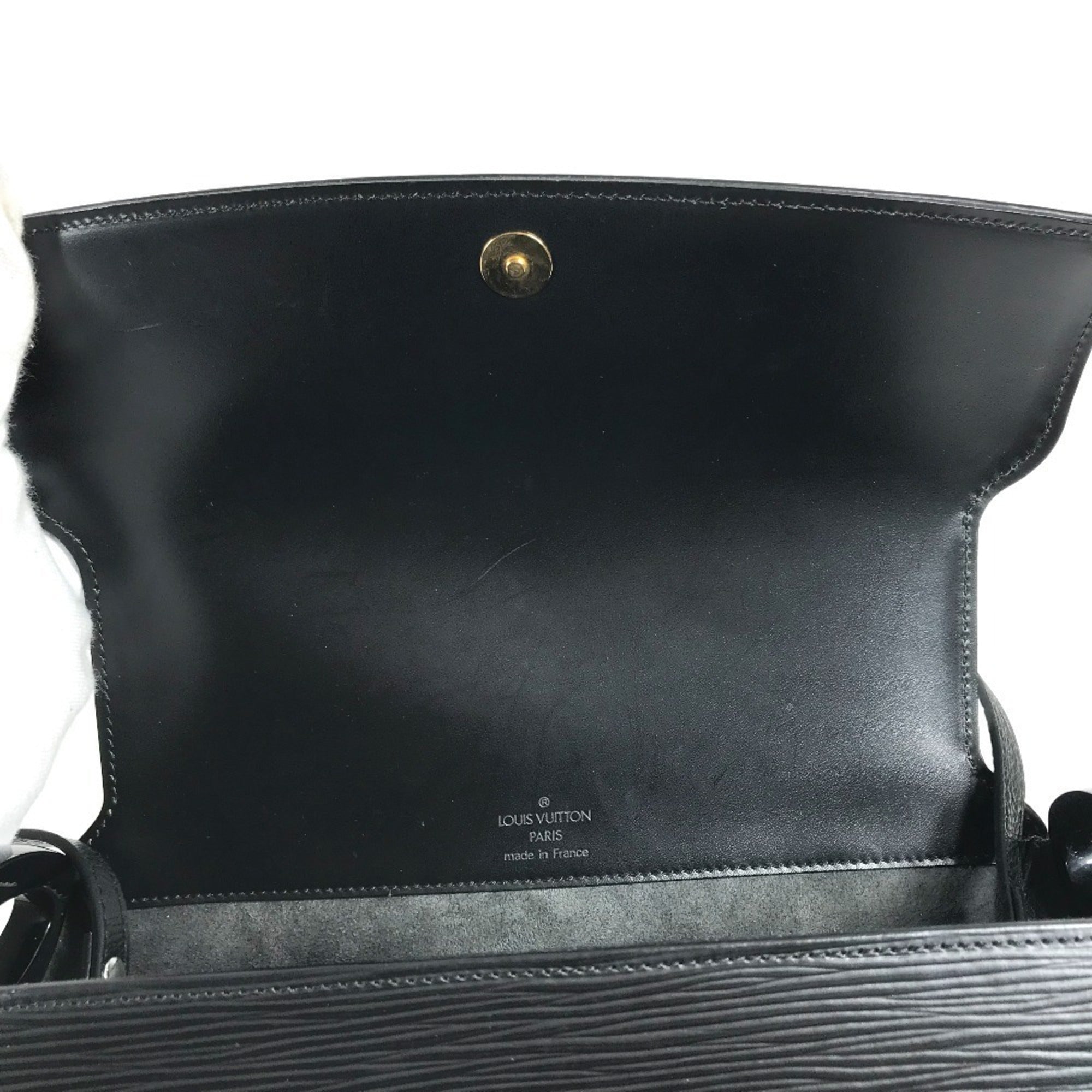 Louis Vuitton Epi Black Noir Epi Leather Shoulder Bag (Pre-Owned)