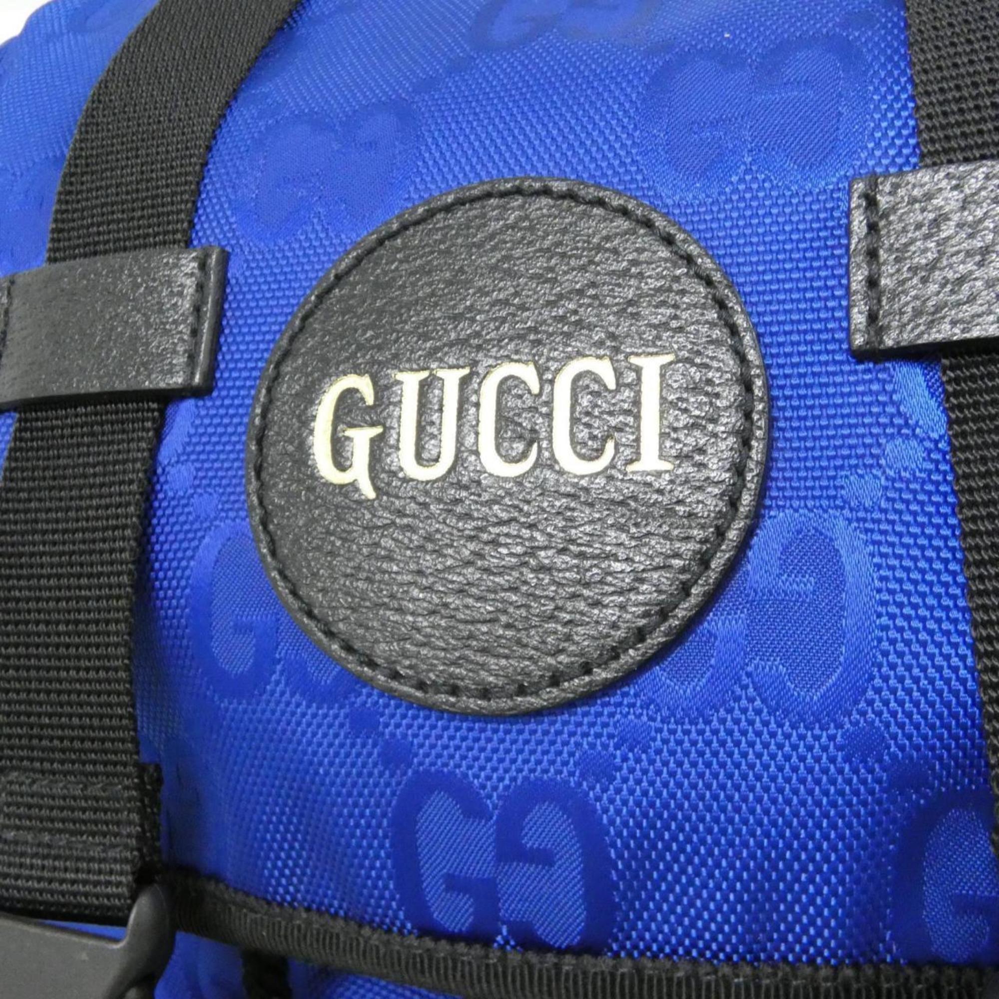 Gucci Blue Nylon Backpack (Pre-Owned)