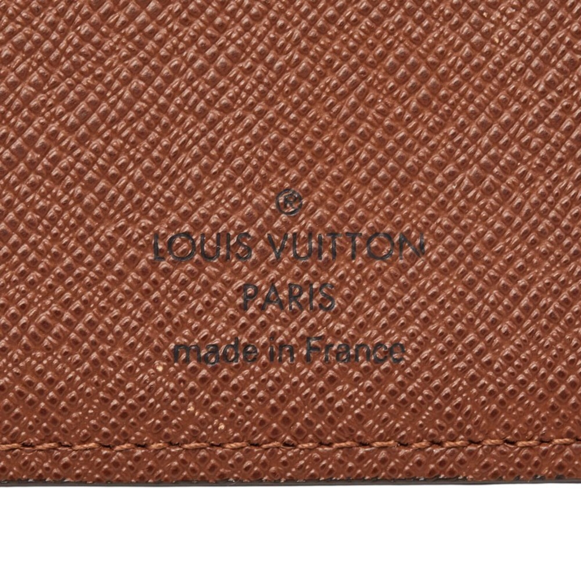 Louis Vuitton Brown Pvc Leather Long Wallet (Bi-Fold) (Pre-Owned)