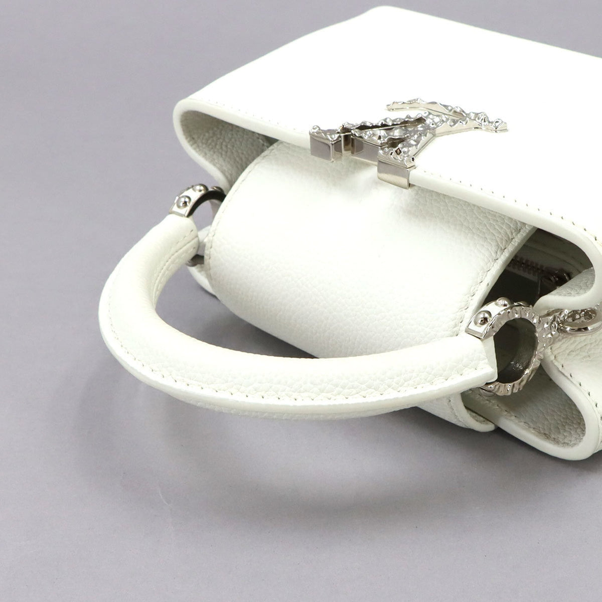 Louis Vuitton Capucines White Handbag (Pre-Owned)