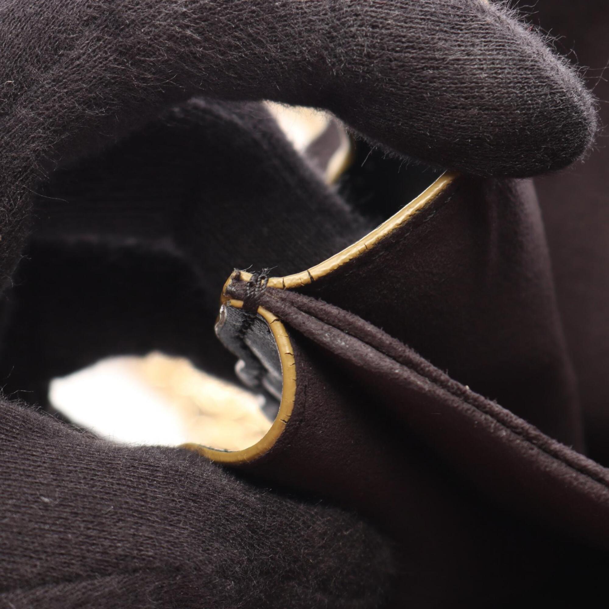 Fendi Black Leather Handbag Shoulder Bag (Pre-Owned)