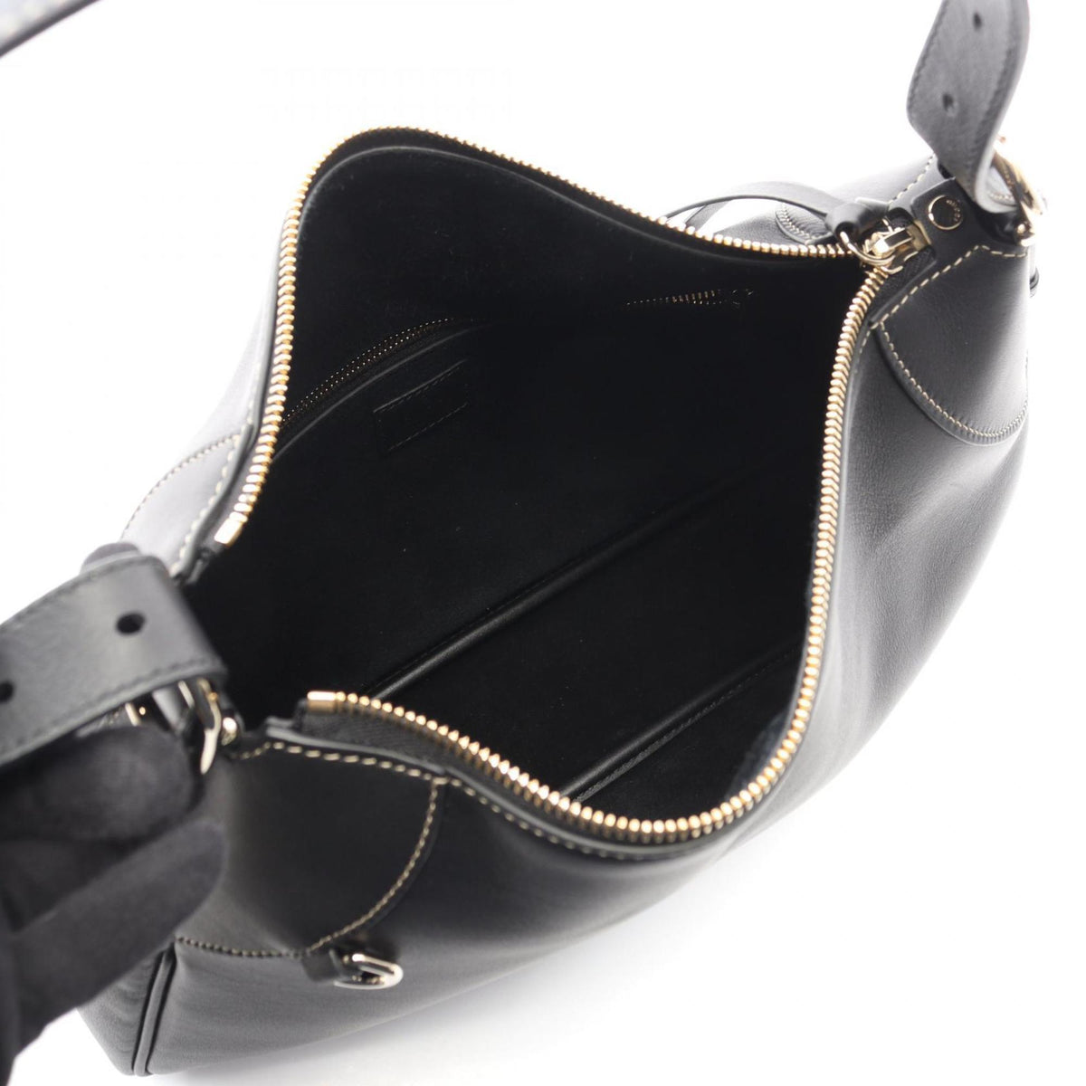 Gucci Black Leather Handbag Shoulder Bag (Pre-Owned)