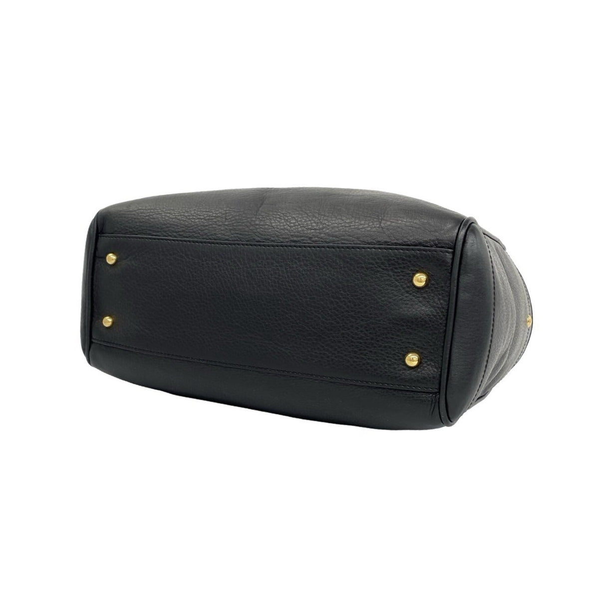 Loewe Black Leather Handbag Tote Bag (Pre-Owned)