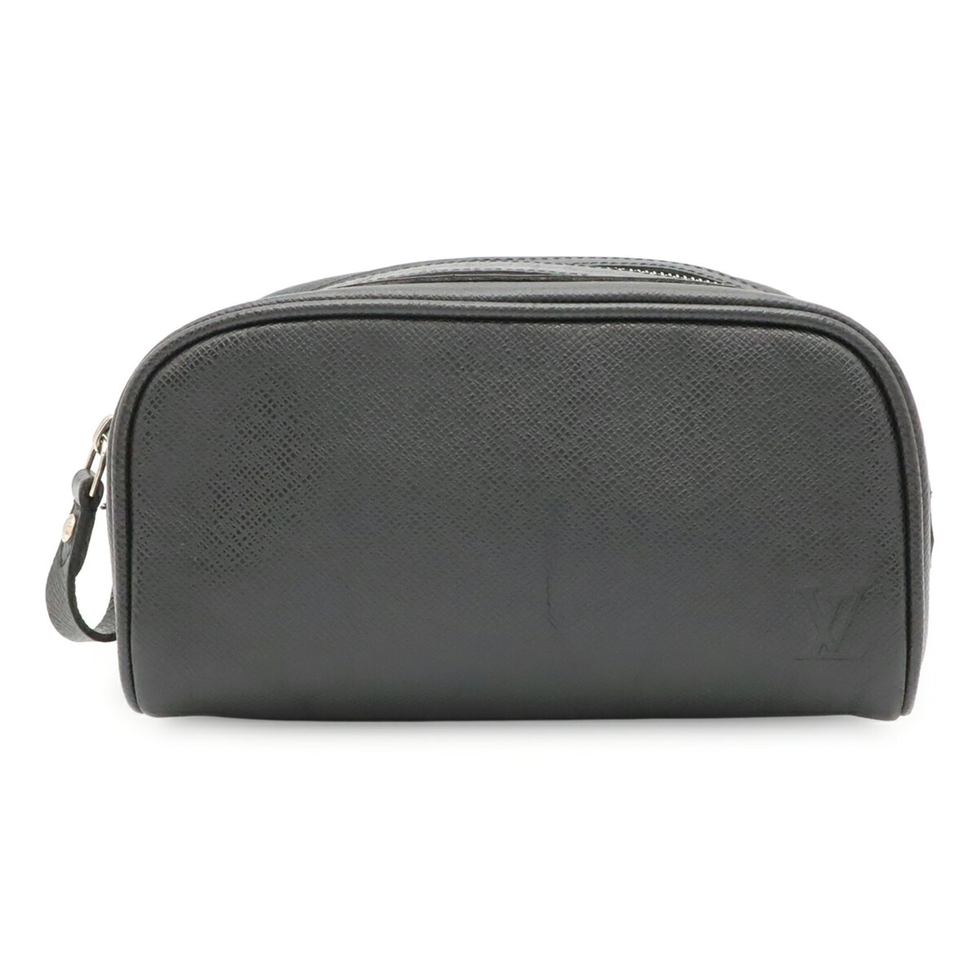 Louis Vuitton Ardoise Taiga Leather Leather Clutch Bag Handbag Pouch (Pre-Owned)