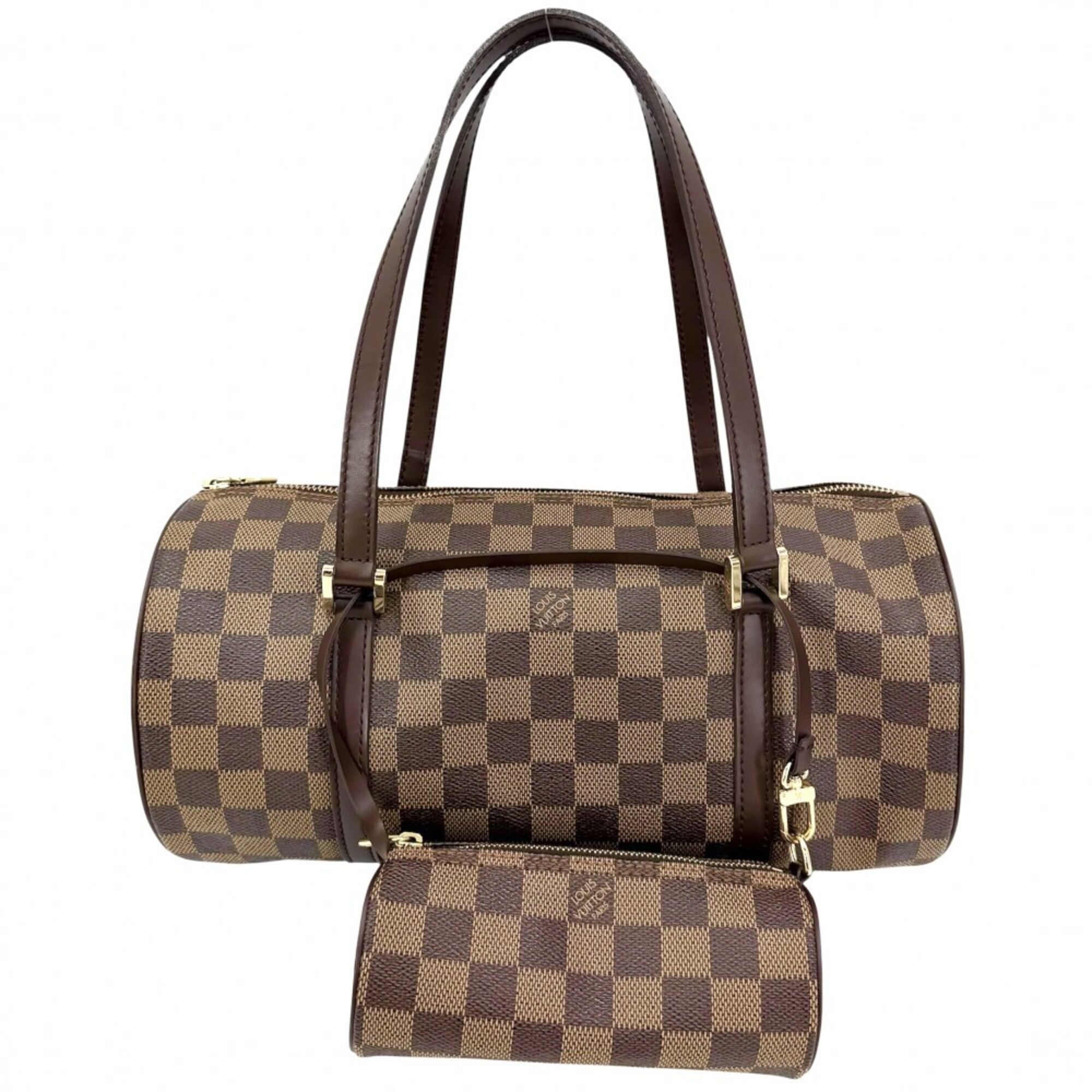 Louis Vuitton Brown Damier Canvas Handbag (Pre-Owned)