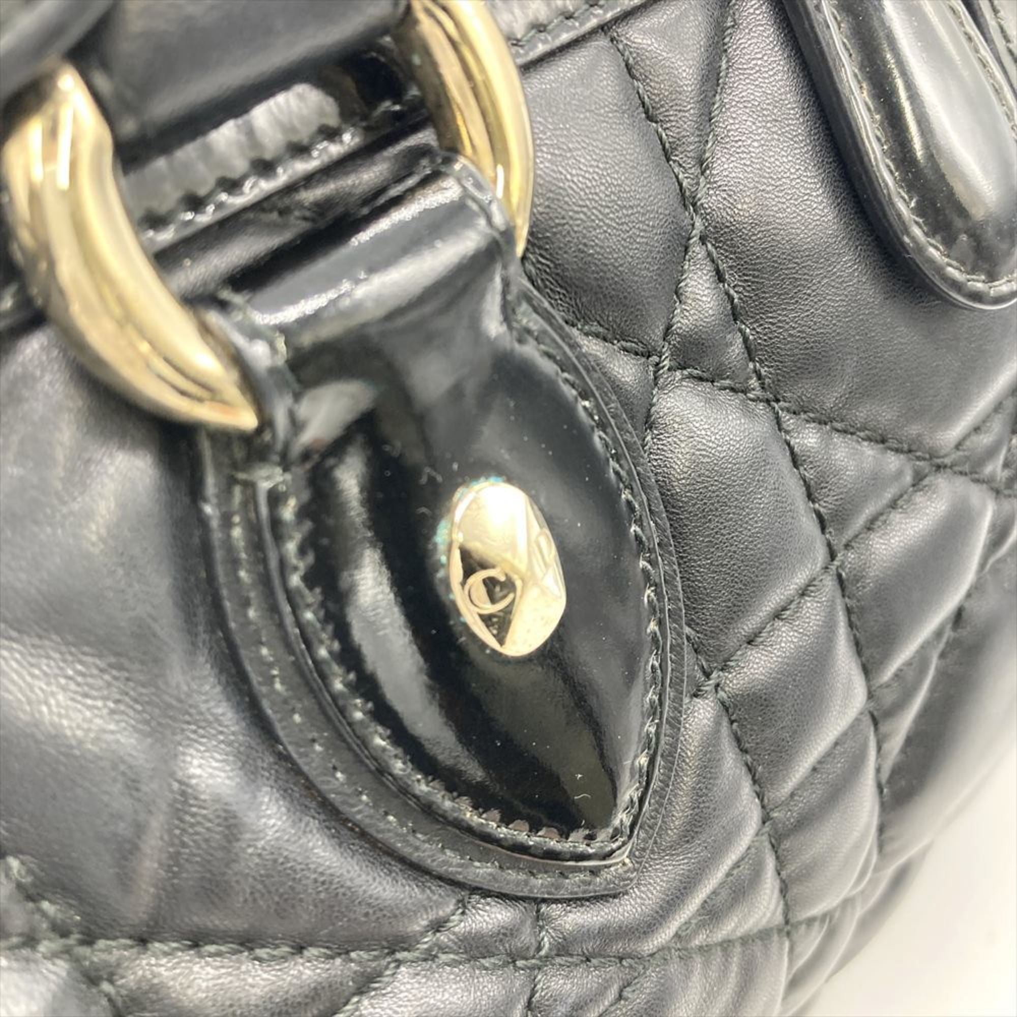 Christian Dior Black Leather Handbag (Pre-Owned)