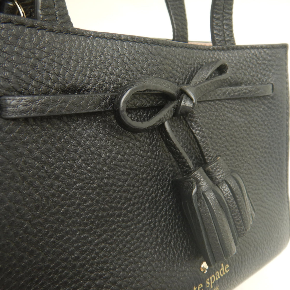 Kate Spade Black Leather Handbag (Pre-Owned)