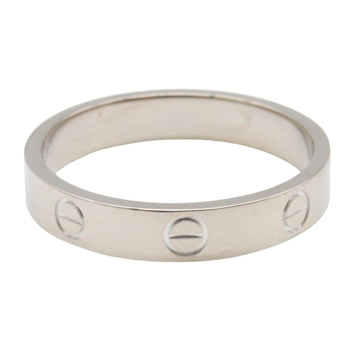 Cartier Silver White Gold (18K) Band Ring (Pre-Owned)