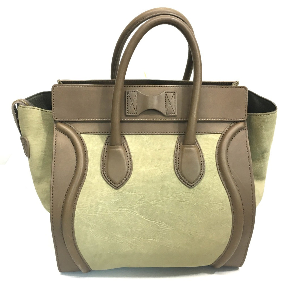 Celine Gray Leather Handbag (Pre-Owned)