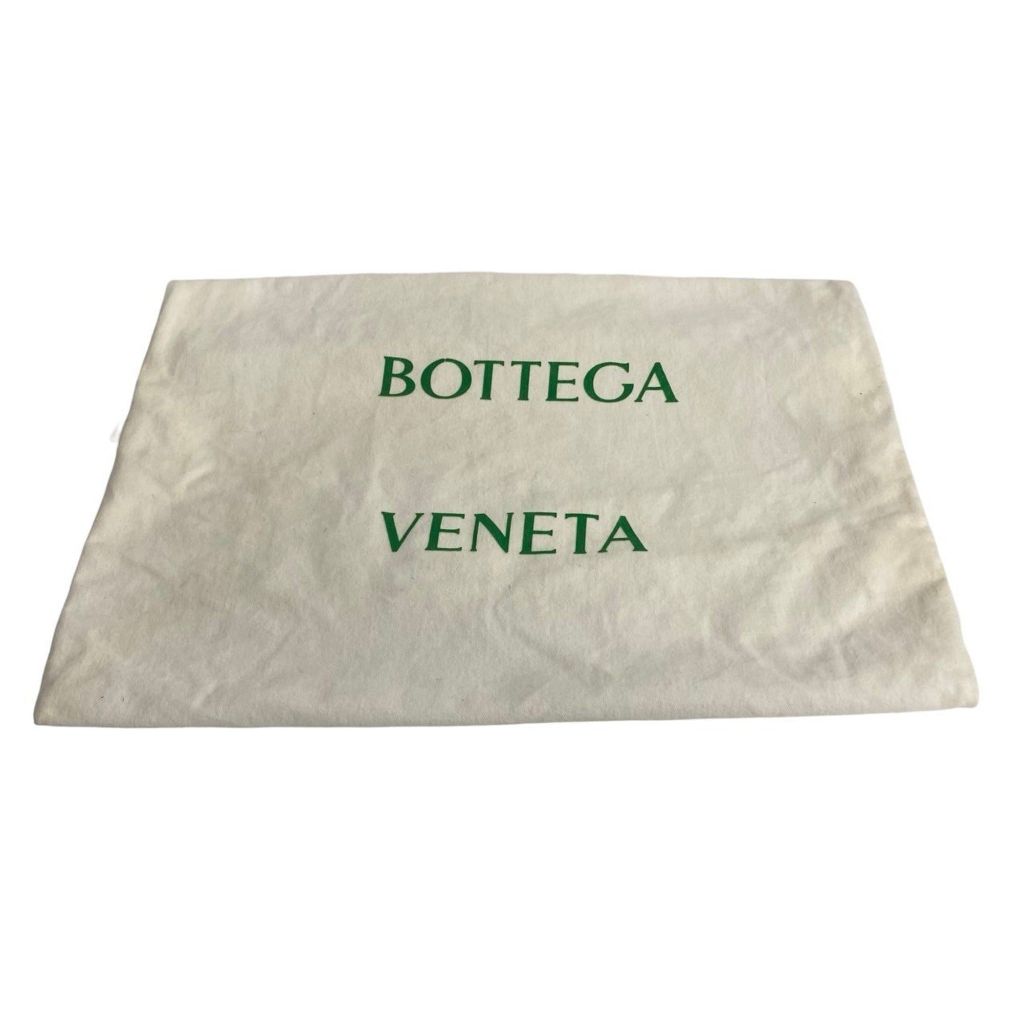 Bottega Veneta Black Silver Leather Handbag Pouch Shoulder Bag (Pre-Owned)