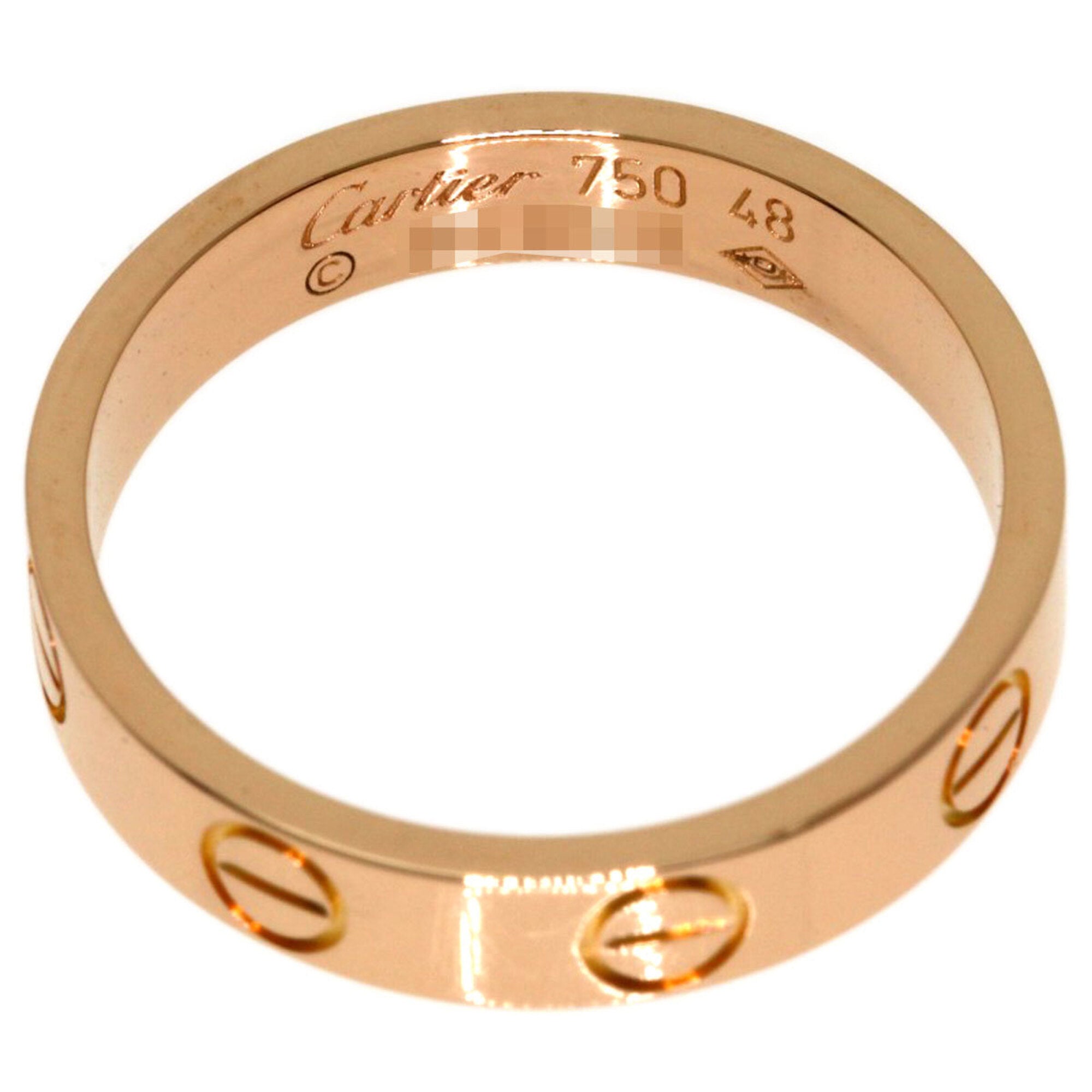 Cartier Pink Gold (18K) Band Ring (Pre-Owned)