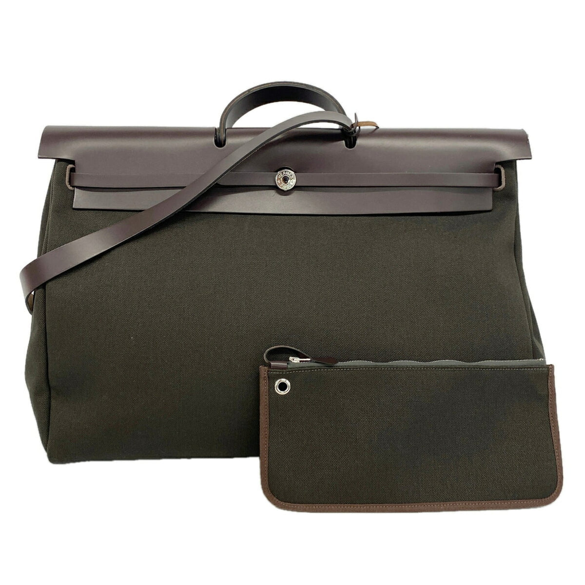Hermes Brown Khaki Handbag (Pre-Owned)